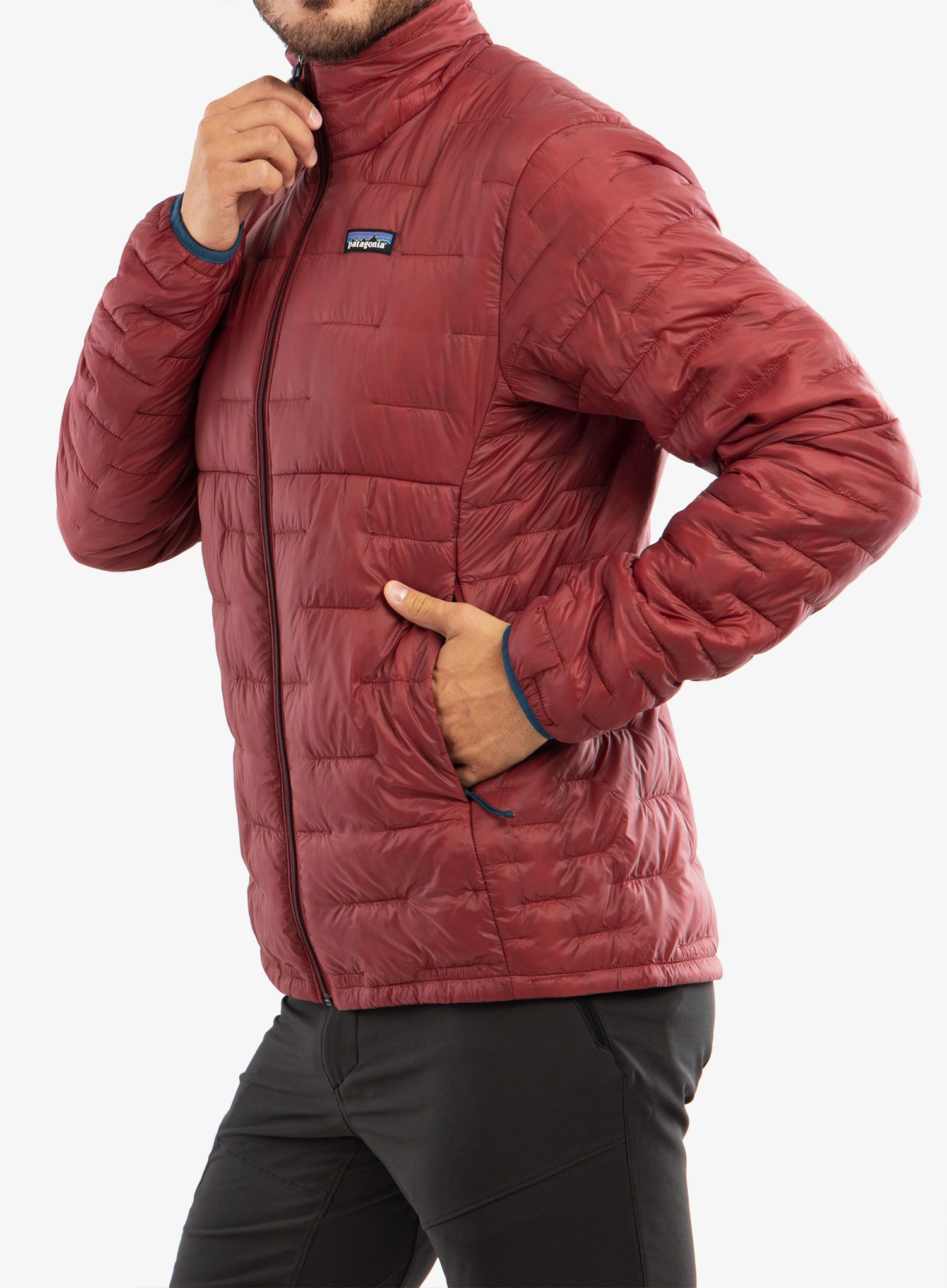 Izolovaná bunda Patagonia Micro Puff Jacket - sequoia red