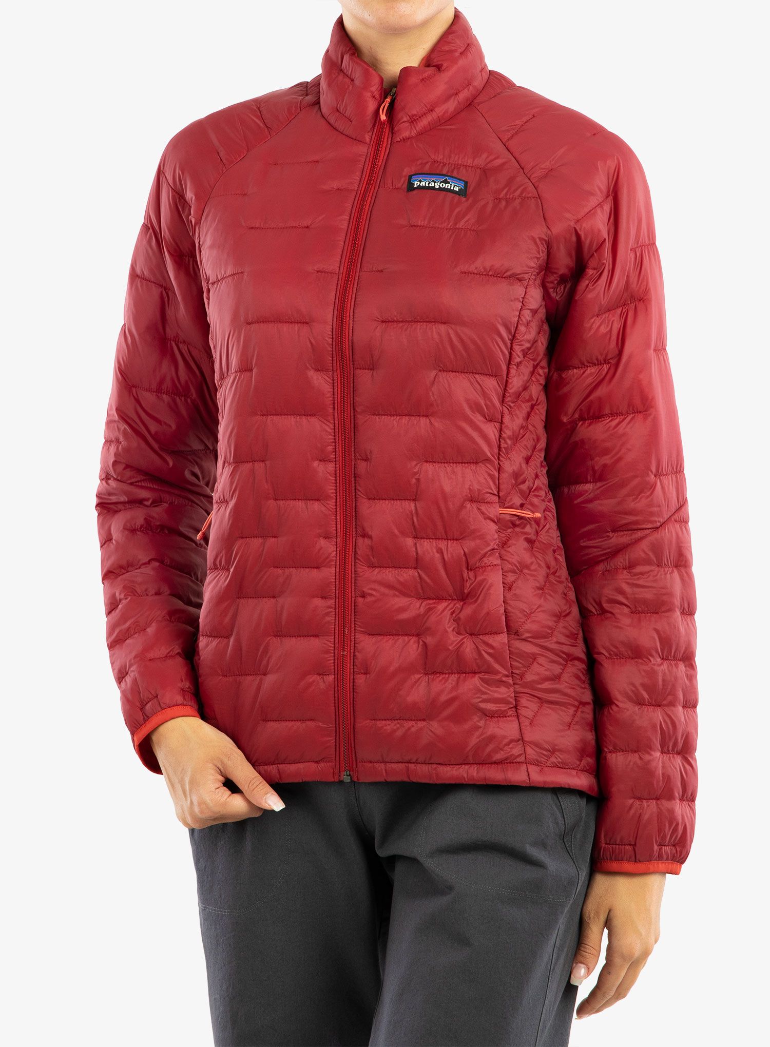 Dámská zateplená bunda Patagonia Micro Puff Jacket - wax red