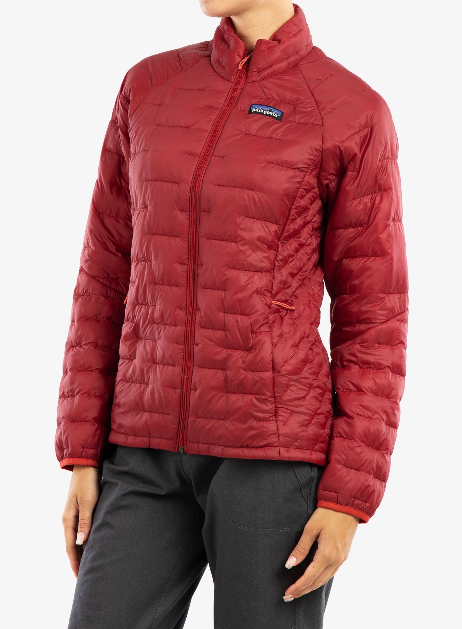Dámská zateplená bunda Patagonia Micro Puff Jacket - wax red