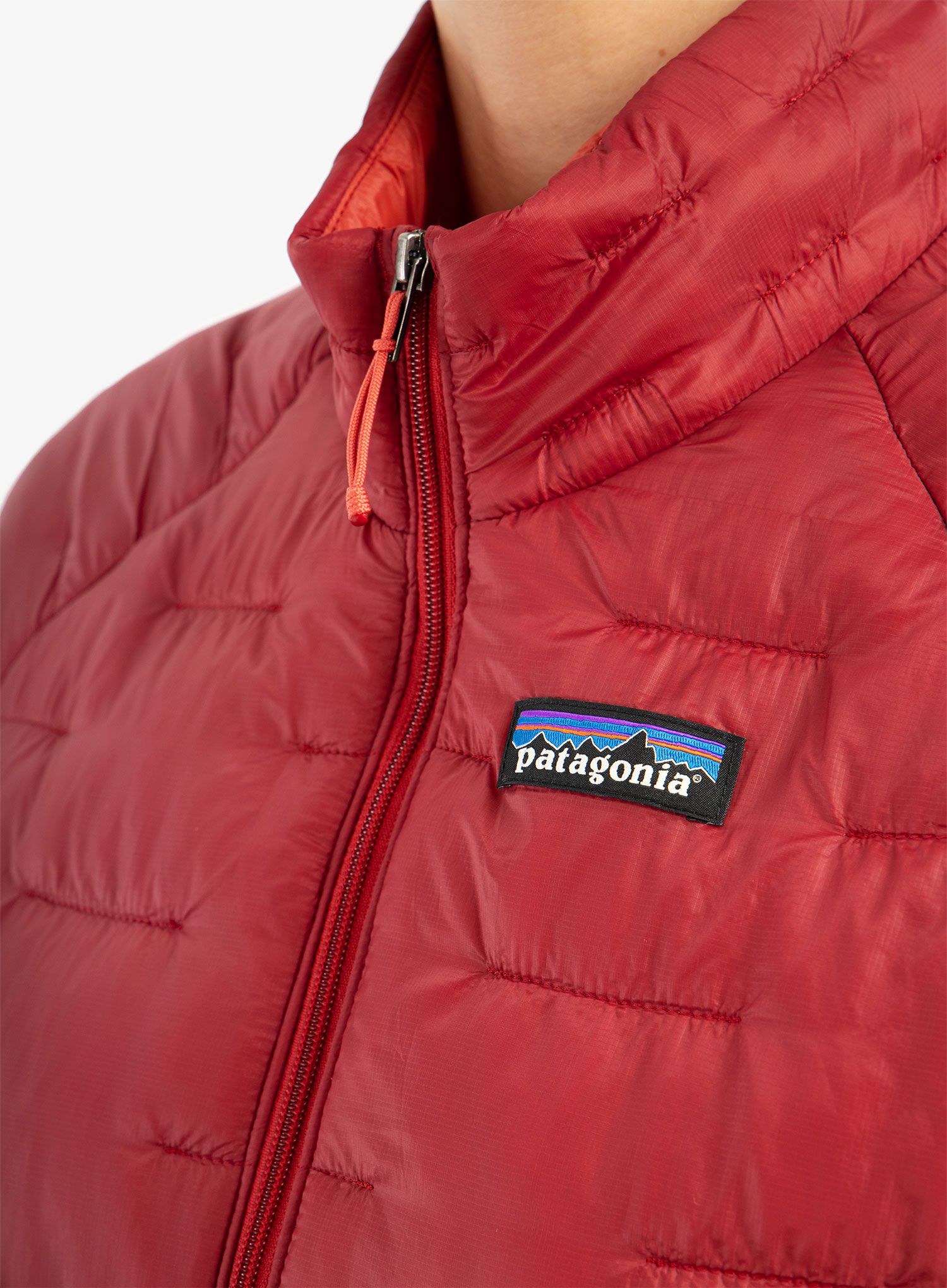 Dámská zateplená bunda Patagonia Micro Puff Jacket - wax red