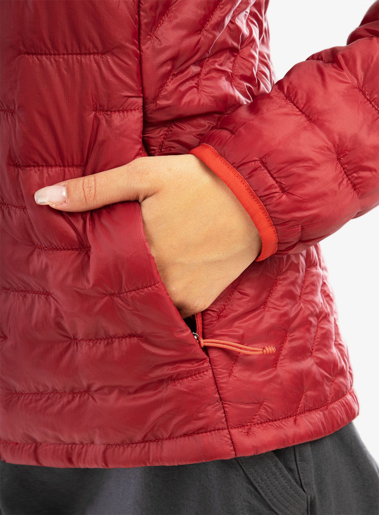 Dámská zateplená bunda Patagonia Micro Puff Jacket - wax red