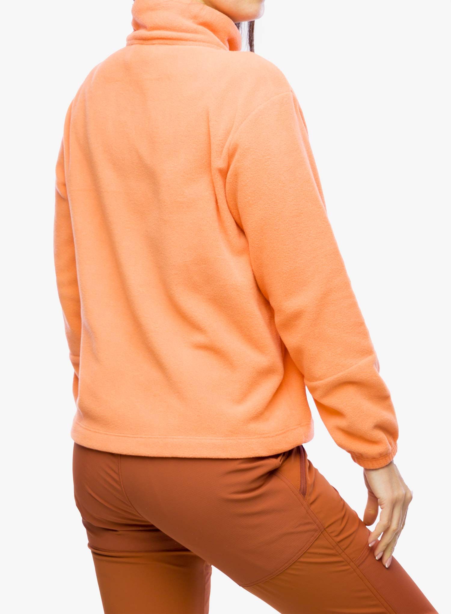 Dámská mikina bez kapuce Patagonia Microdini 1/2 Zip P/O - coho coral