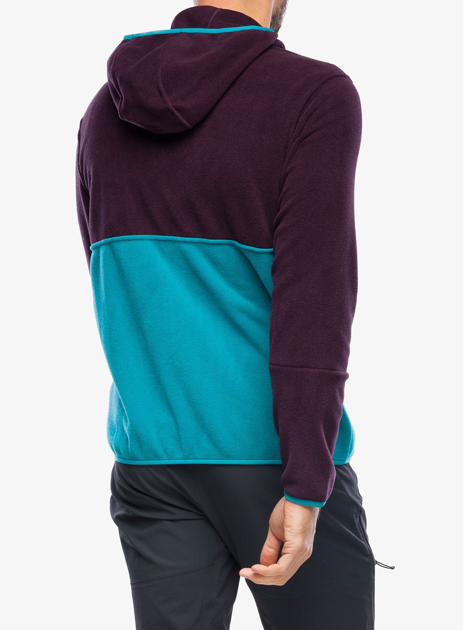 Mikina s kapucí Patagonia Microdini Hoody - belay blue