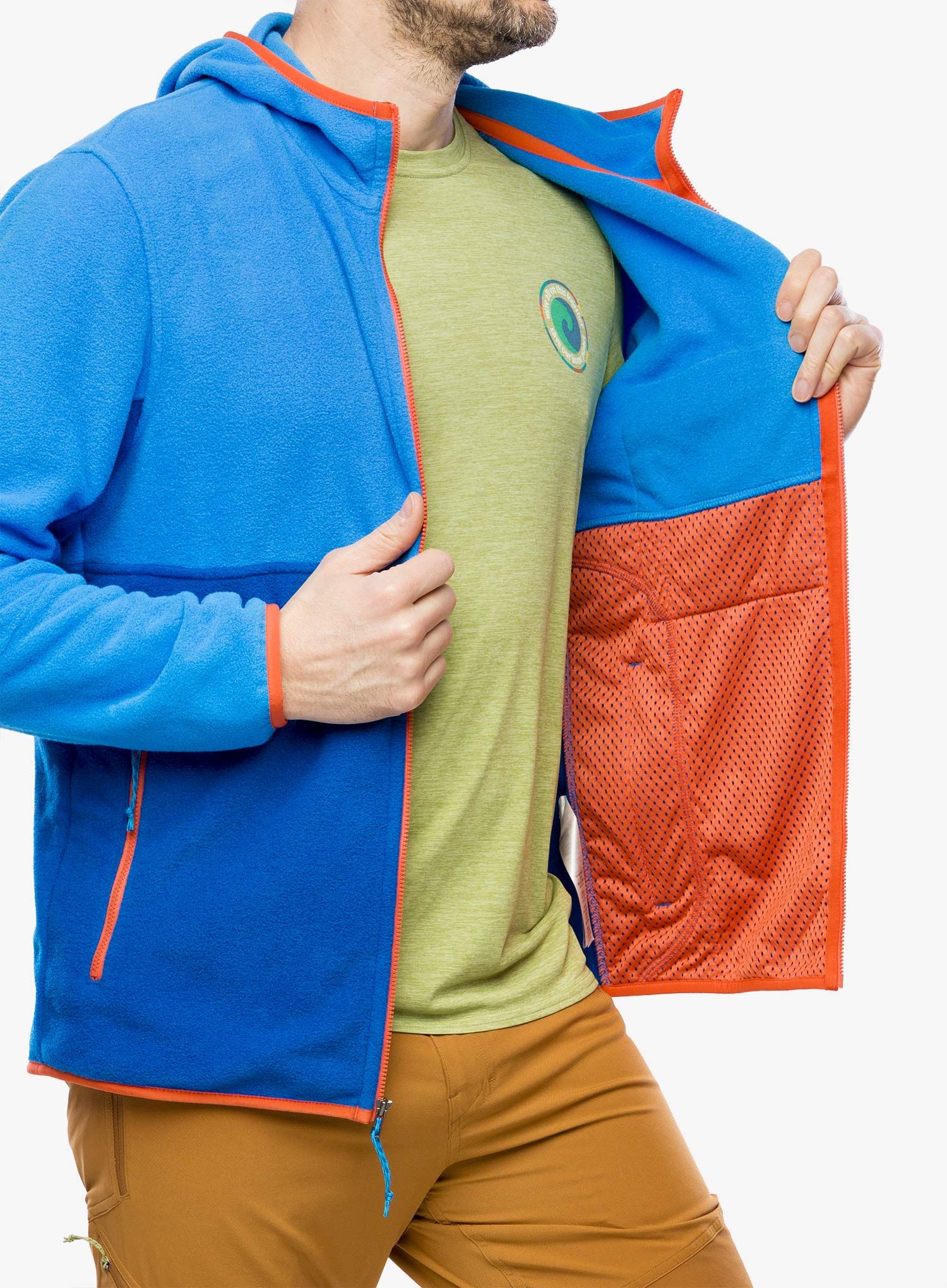 Rozepínací mikina Patagonia Microdini Hoody - endless blue