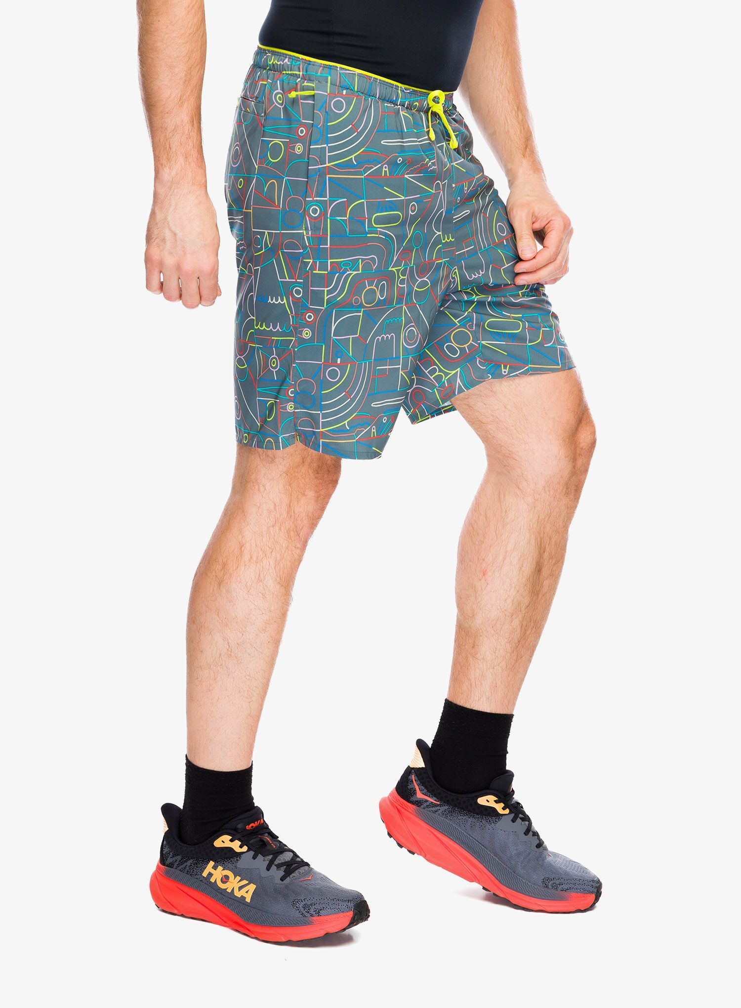 Běžecké kraťasy Patagonia Multi Trails Shorts 8in - lose yourself/green