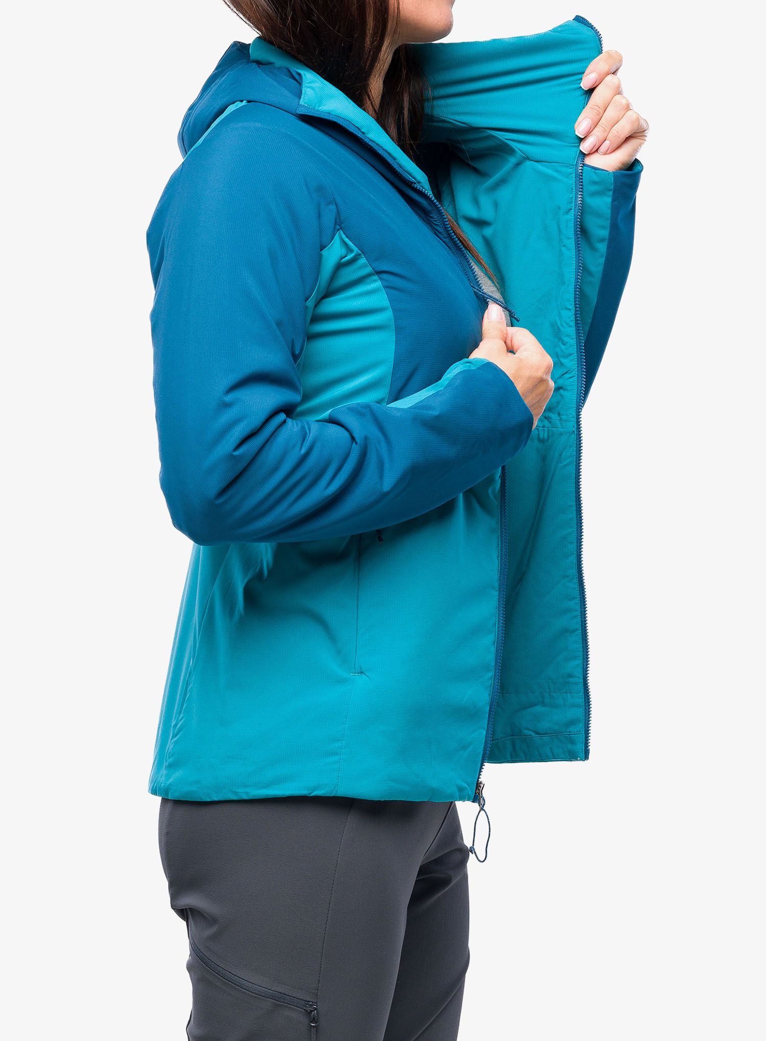 Zateplená bunda dámská Patagonia Nano-Air Hoody - belay blue