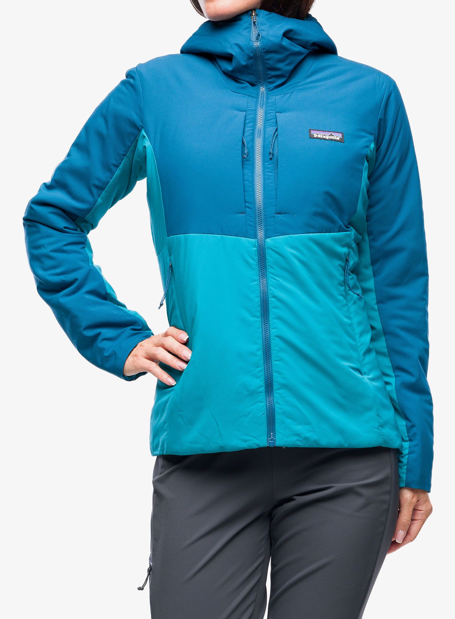 Zateplená bunda dámská Patagonia Nano-Air Hoody - belay blue