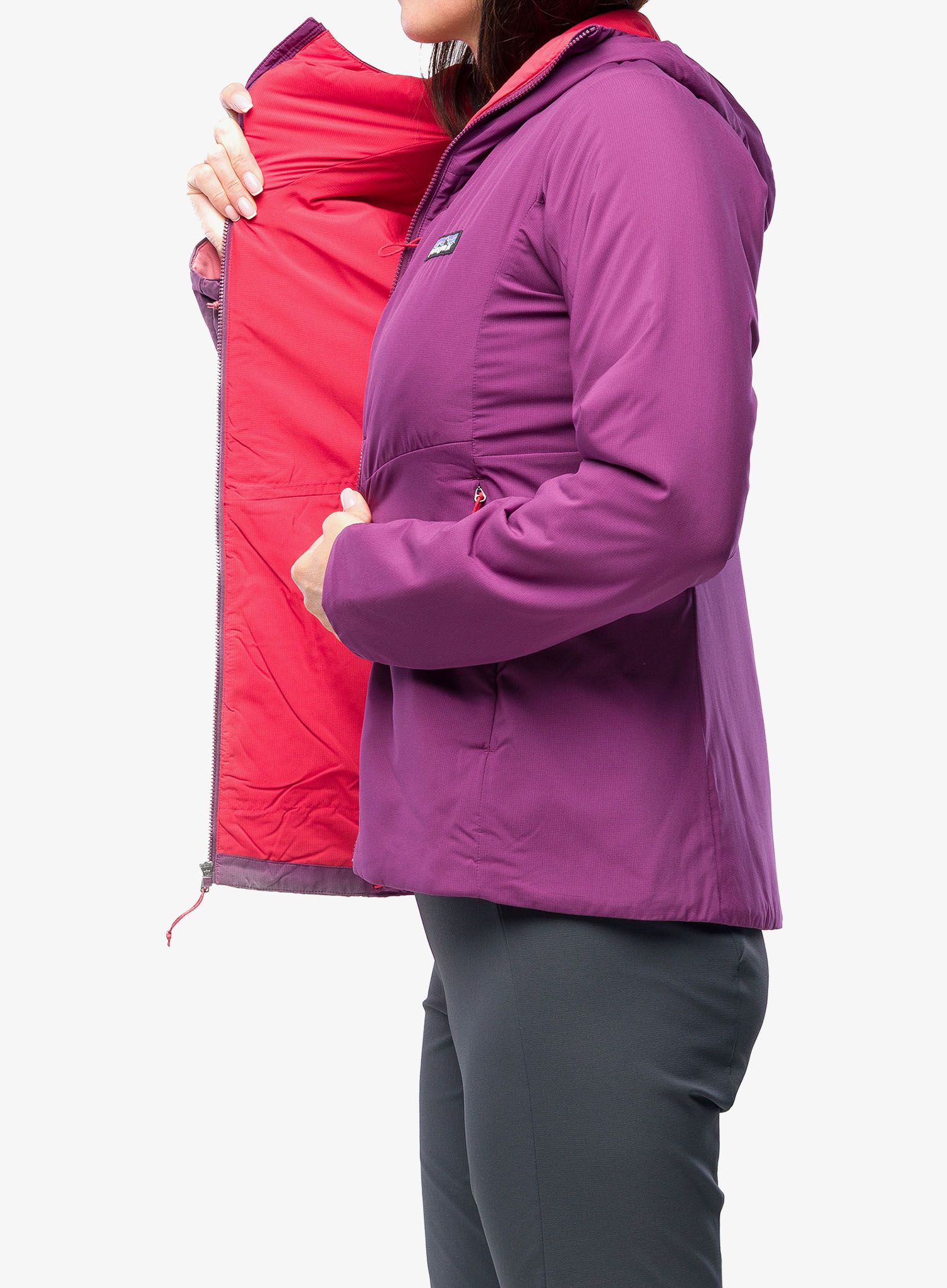 Zateplená bunda dámská Patagonia Nano-Air Hoody - night plum