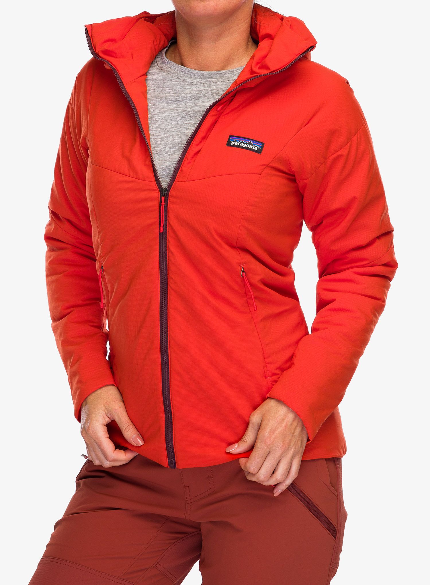 Dámská zateplená bunda Patagonia Nano-Air Hoody - red