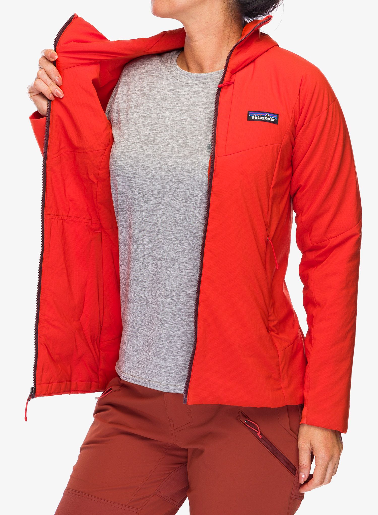 Dámská zateplená bunda Patagonia Nano-Air Hoody - red