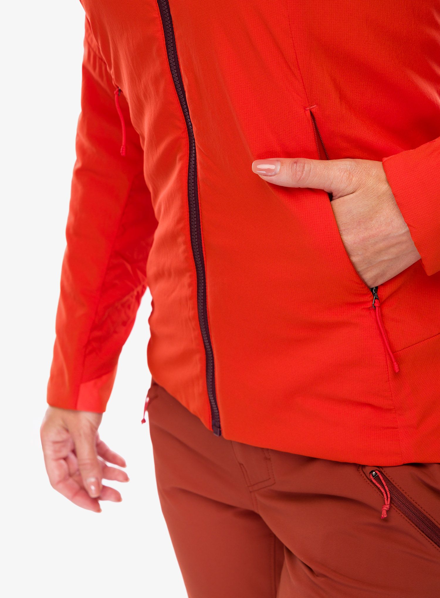 Dámská zateplená bunda Patagonia Nano-Air Hoody - red