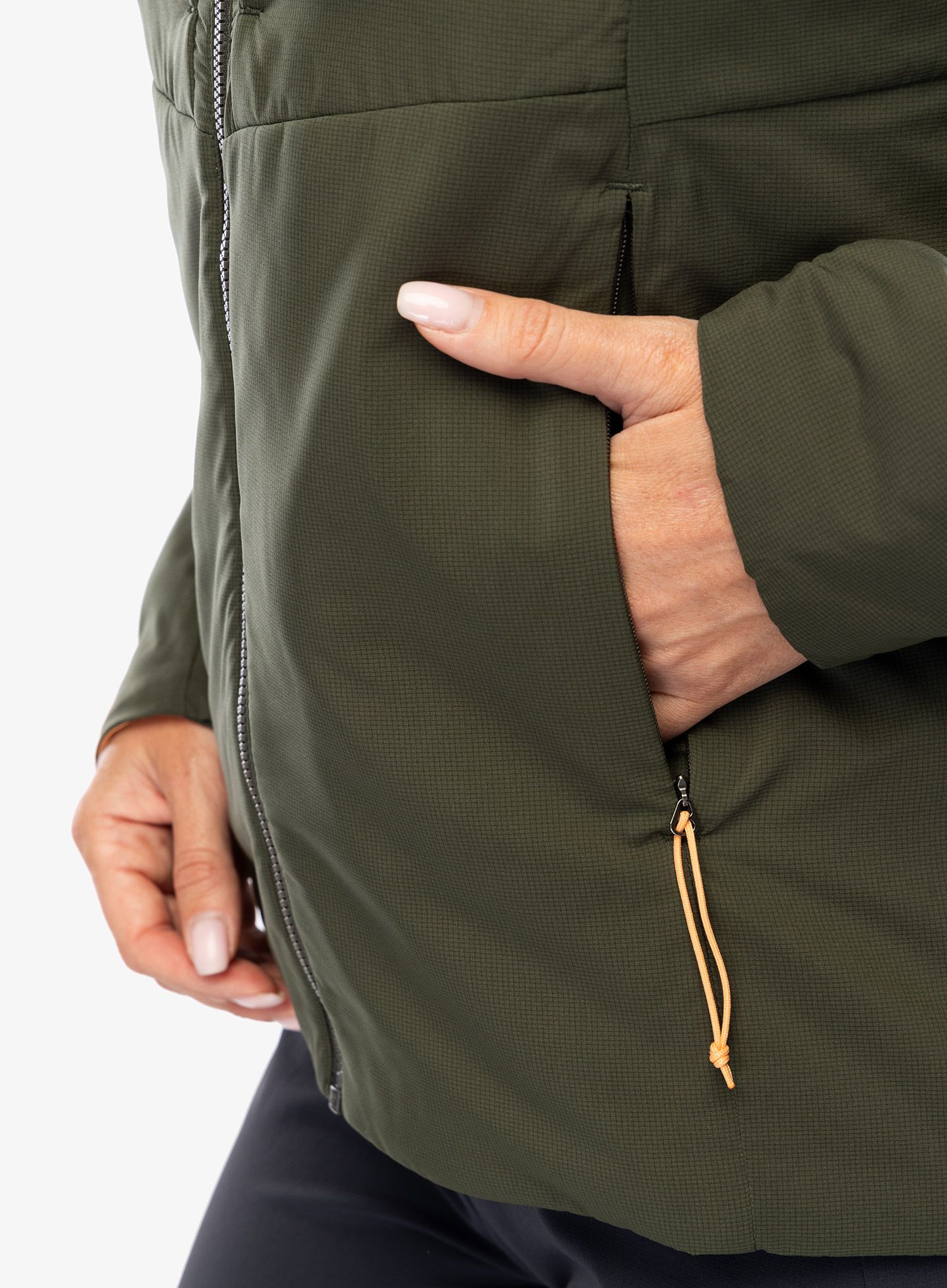 Zateplená bunda dámská Patagonia Nano-Air Hoody - pine needle green