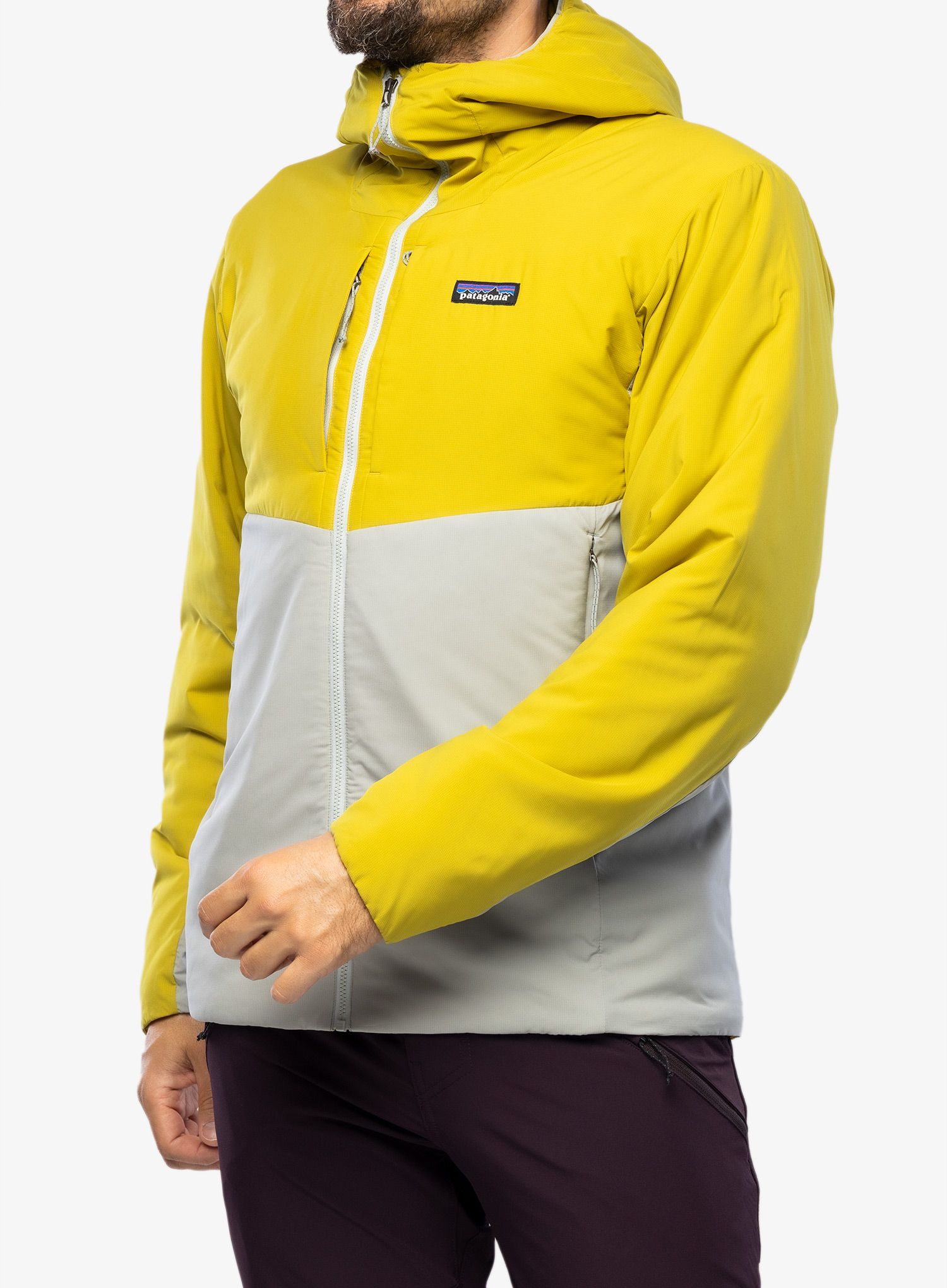 Zateplená bunda Patagonia Nano-Air Hoody - sleet green