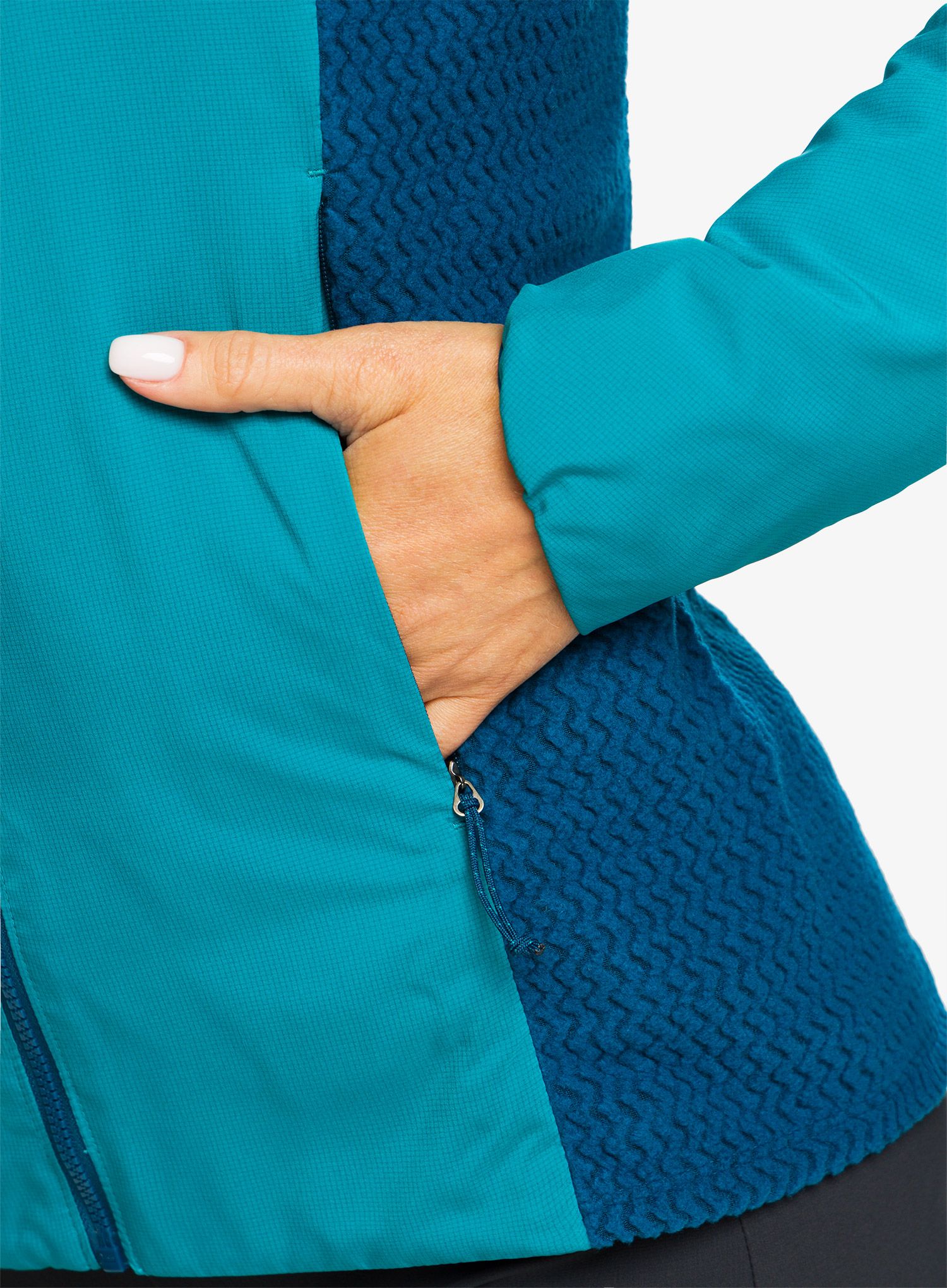 Dámská bunda Patagonia Nano-Air Light Hybrid Hoody - belay blue