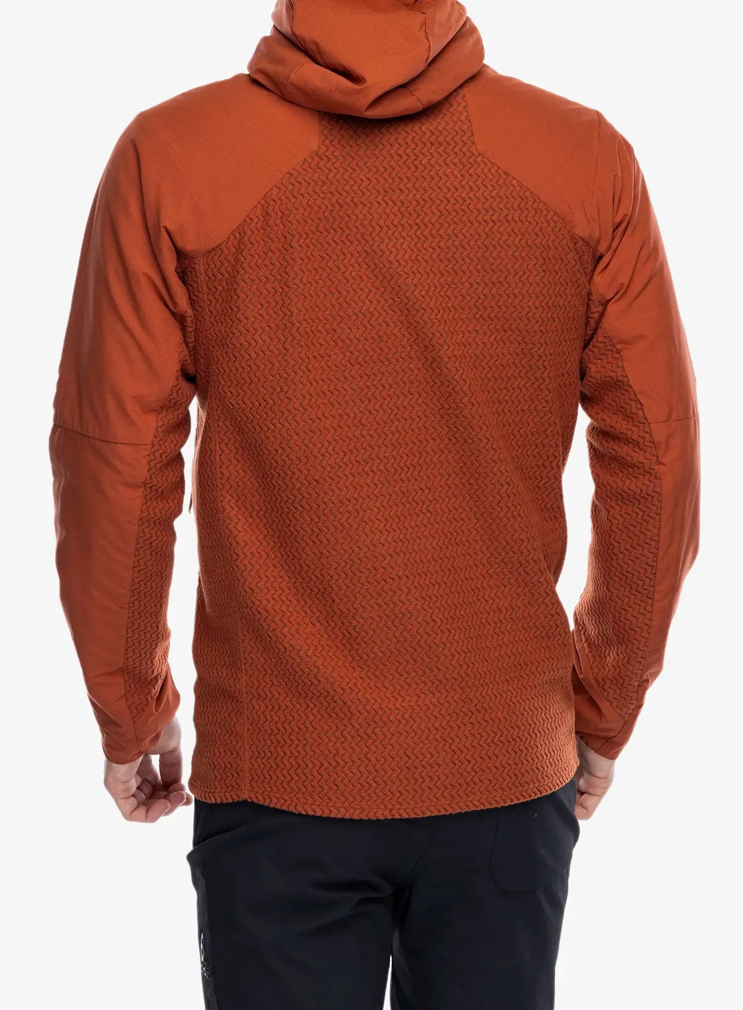 Hybridní bunda Patagonia Nano-Air Light Hybrid Hoody - burnished red
