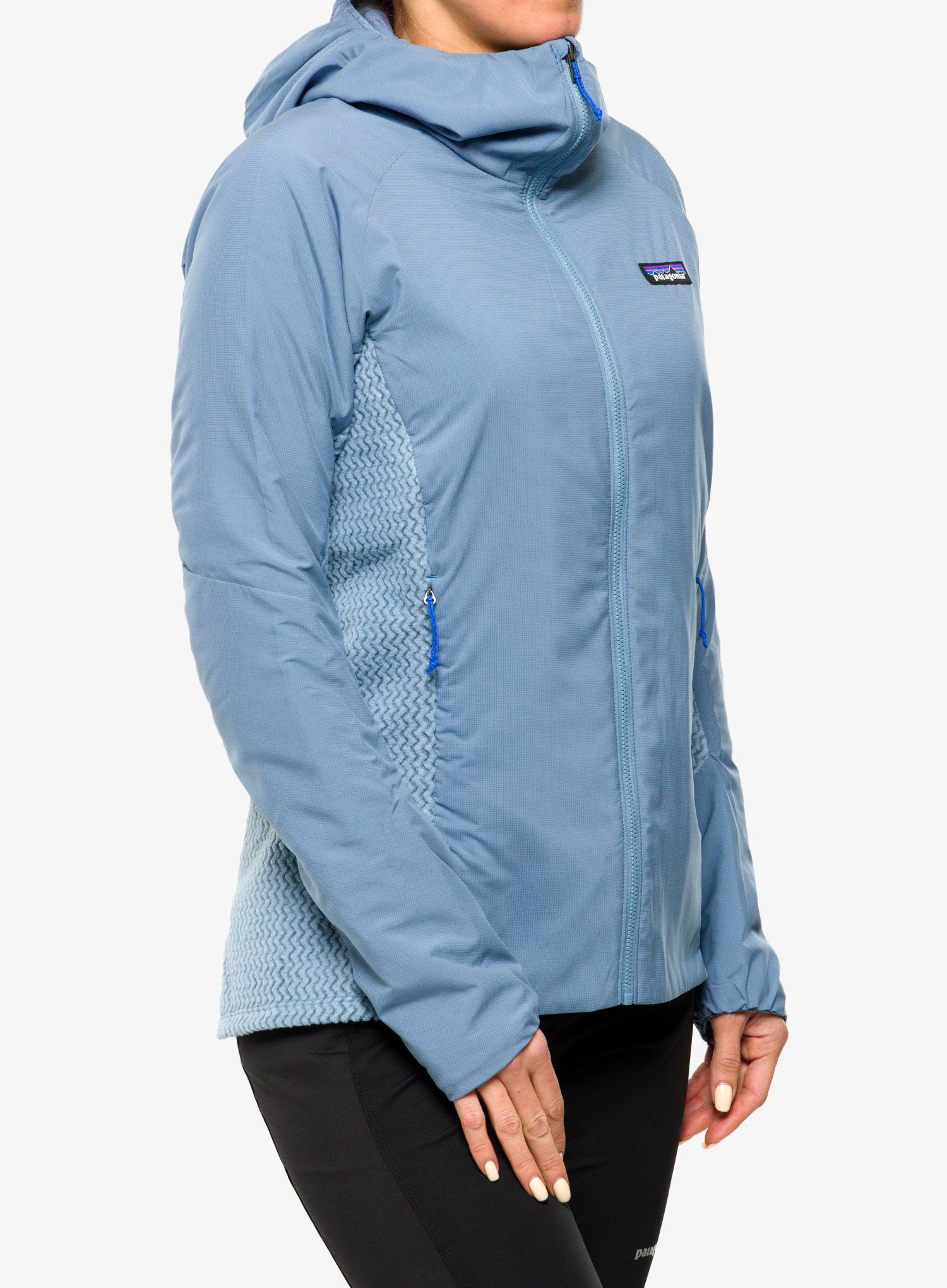Hybridní bunda dámská Patagonia Nano-Air Light Hybrid Hoody - light plume grey