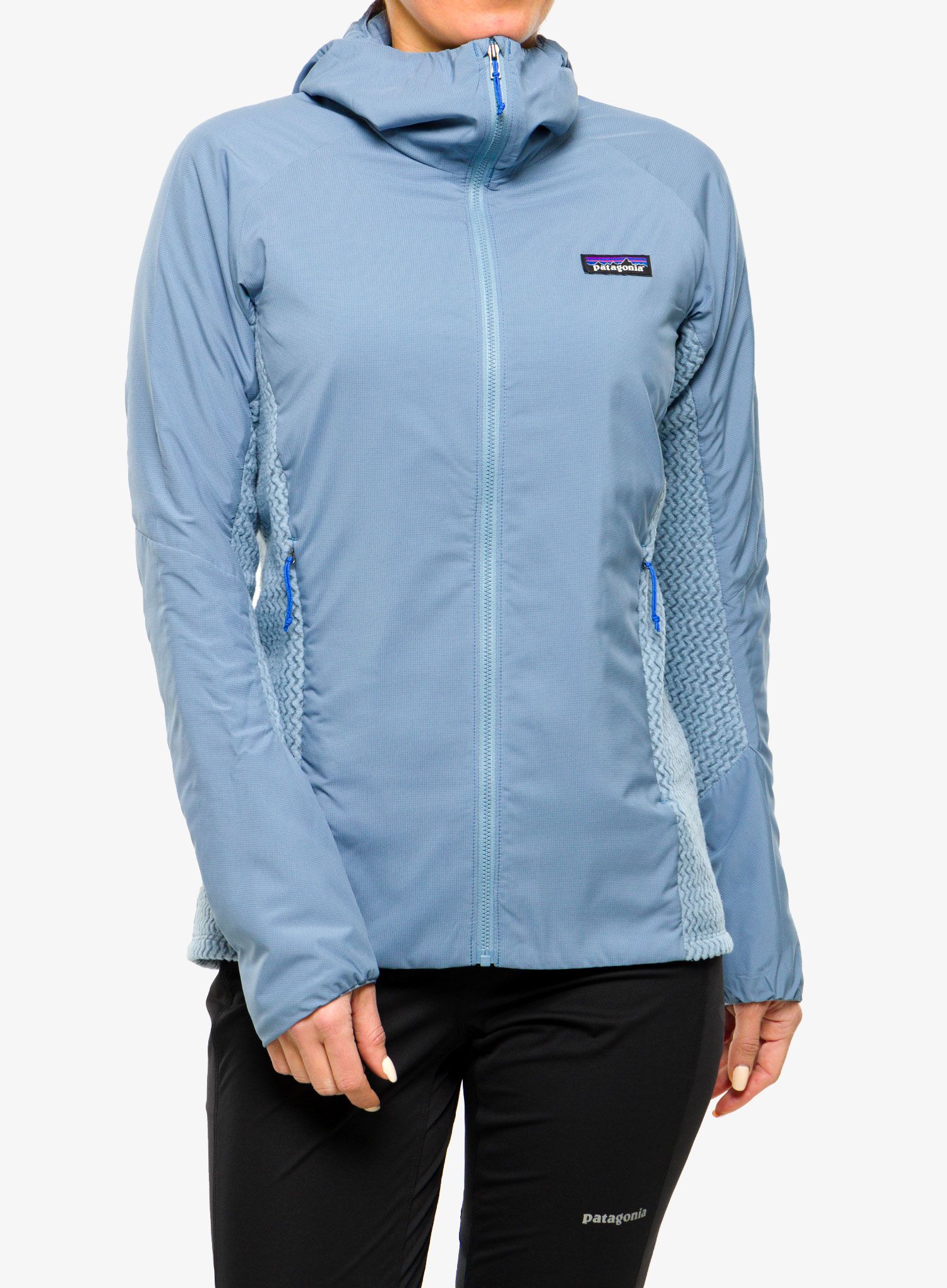 Hybridní bunda dámská Patagonia Nano-Air Light Hybrid Hoody - light plume grey
