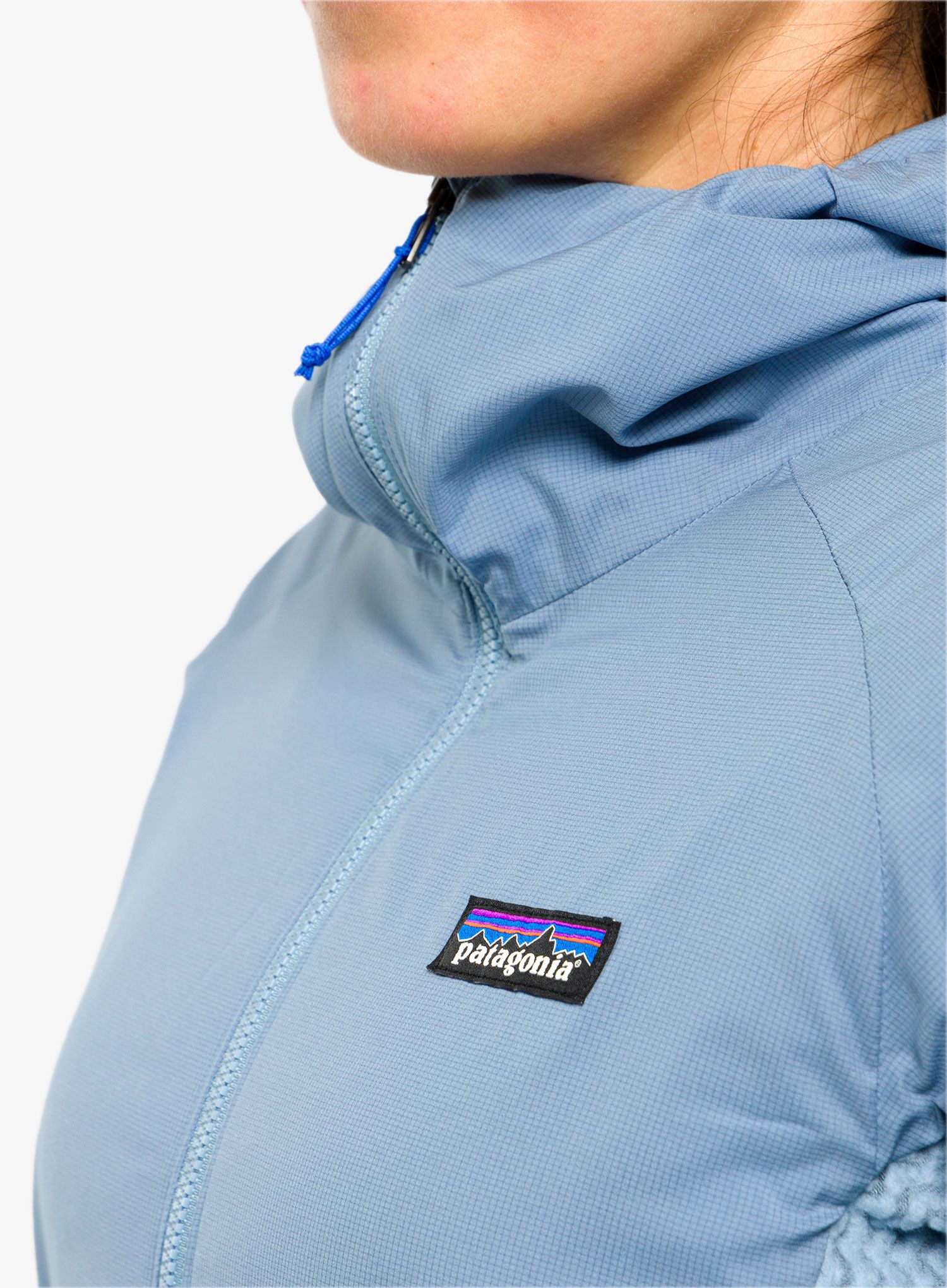 Hybridní bunda dámská Patagonia Nano-Air Light Hybrid Hoody - light plume grey