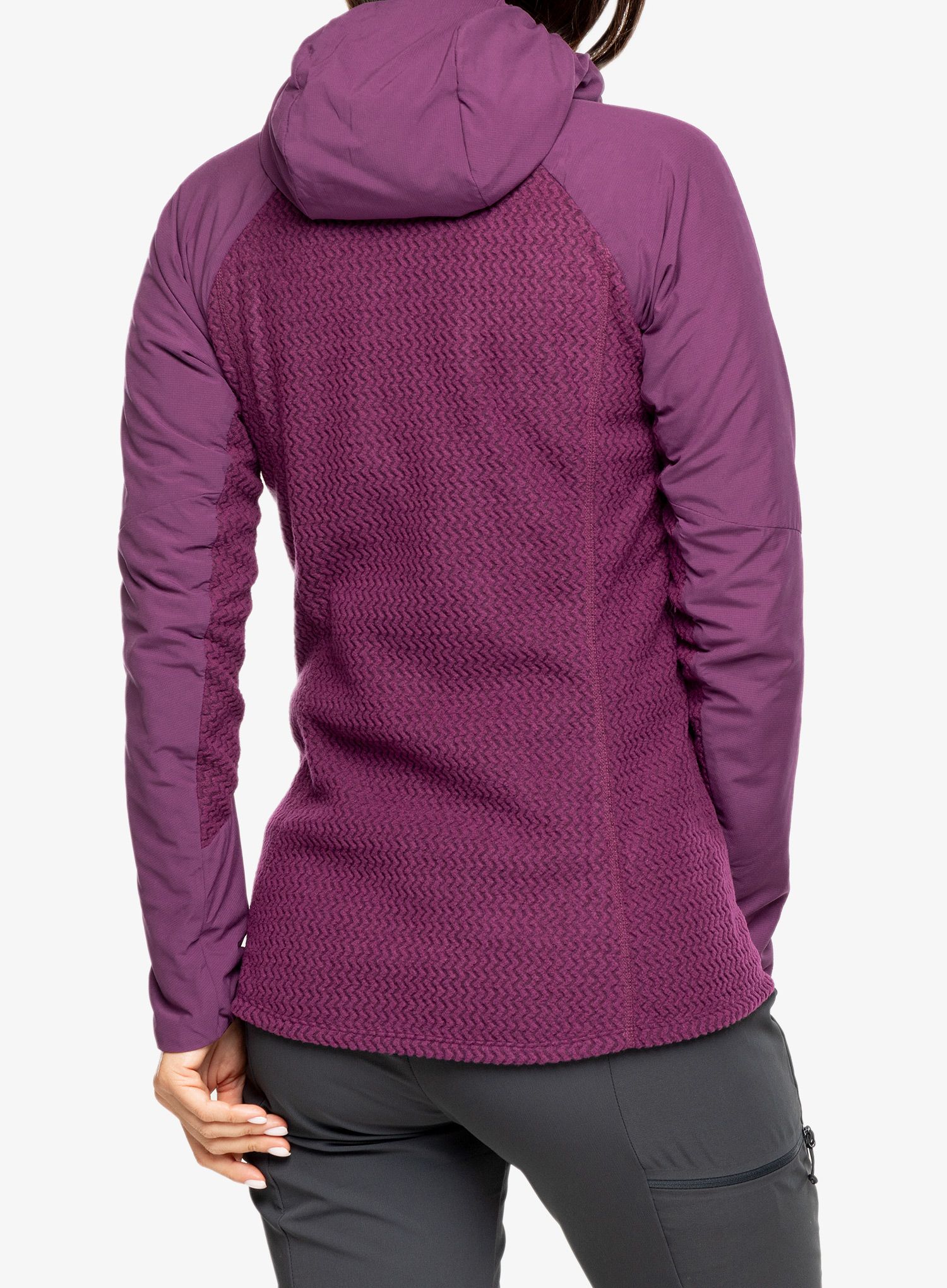 Hybridní bunda dámská Patagonia Nano-Air Light Hybrid Hoody - night plum
