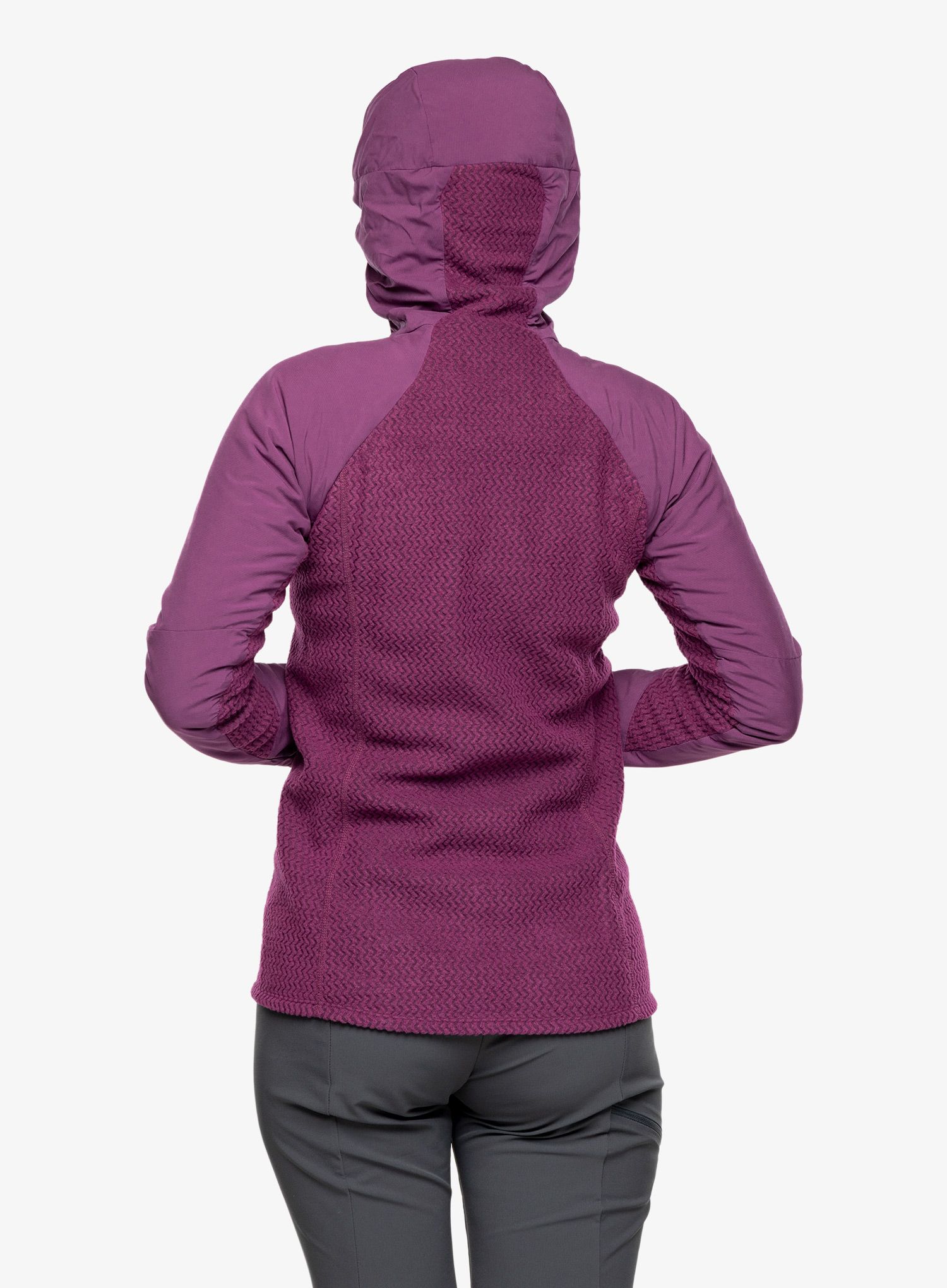 Hybridní bunda dámská Patagonia Nano-Air Light Hybrid Hoody - night plum