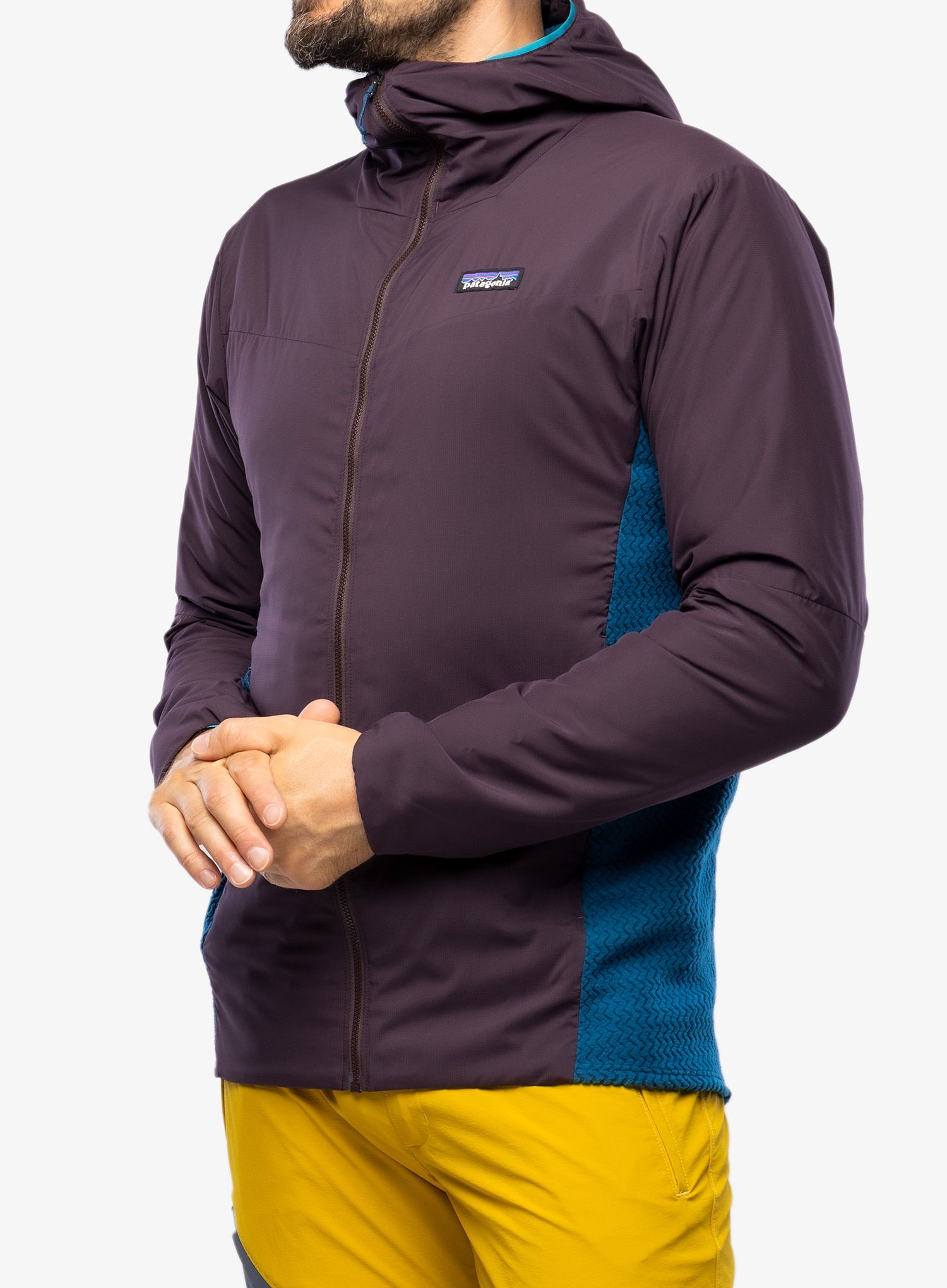 Pánská bunda Patagonia Nano-Air Light Hybrid Hoody - obsidian plum