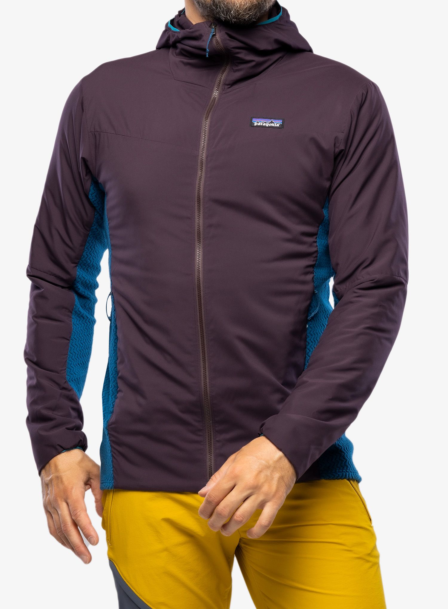Pánská bunda Patagonia Nano-Air Light Hybrid Hoody - obsidian plum