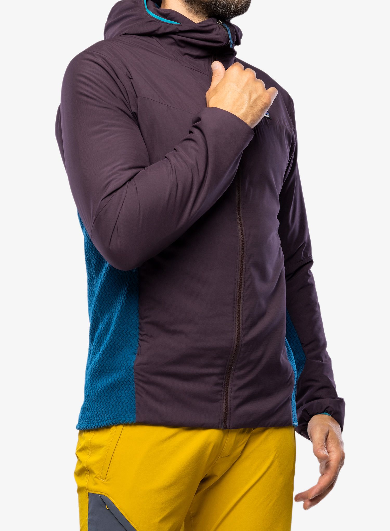 Pánská bunda Patagonia Nano-Air Light Hybrid Hoody - obsidian plum