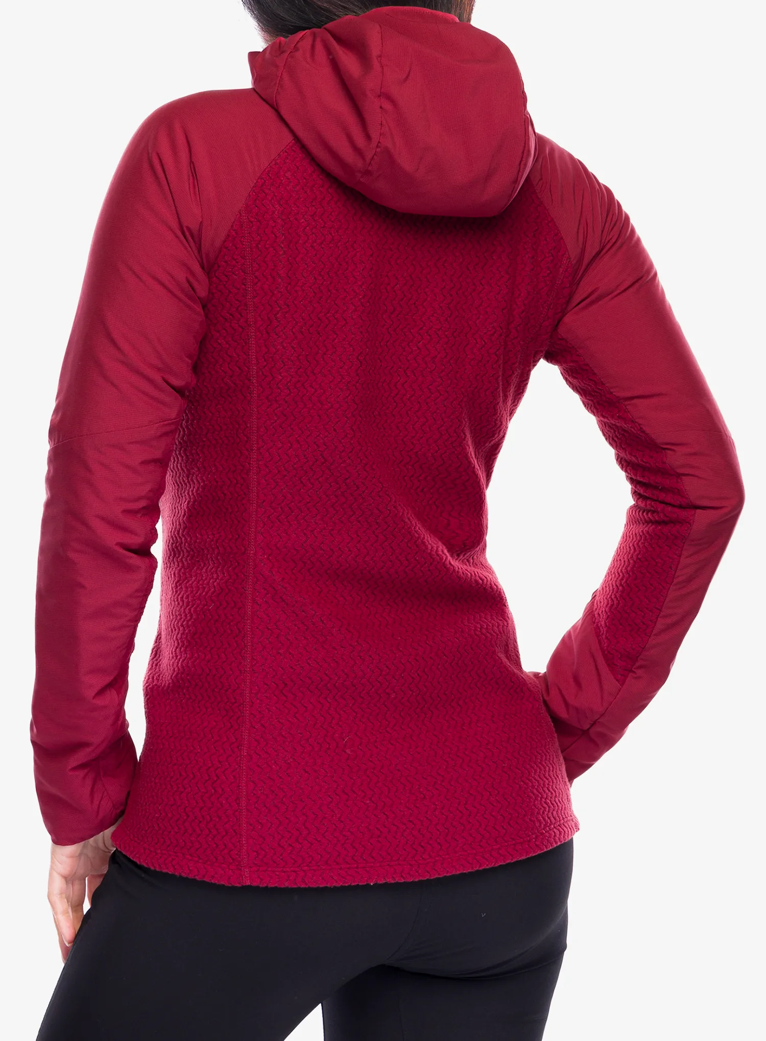 Hybridní bunda dámská Patagonia Nano-Air Light Hybrid Hoody - oxide red