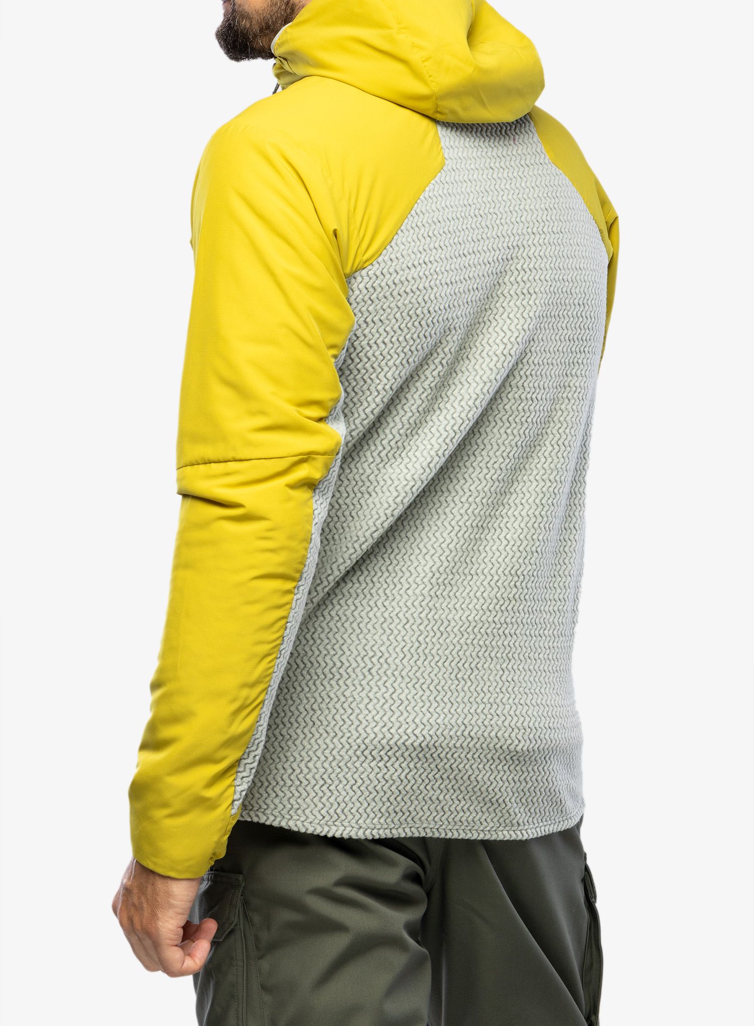 Hybridní bunda Patagonia Nano-Air Light Hybrid Hoody - shrub green