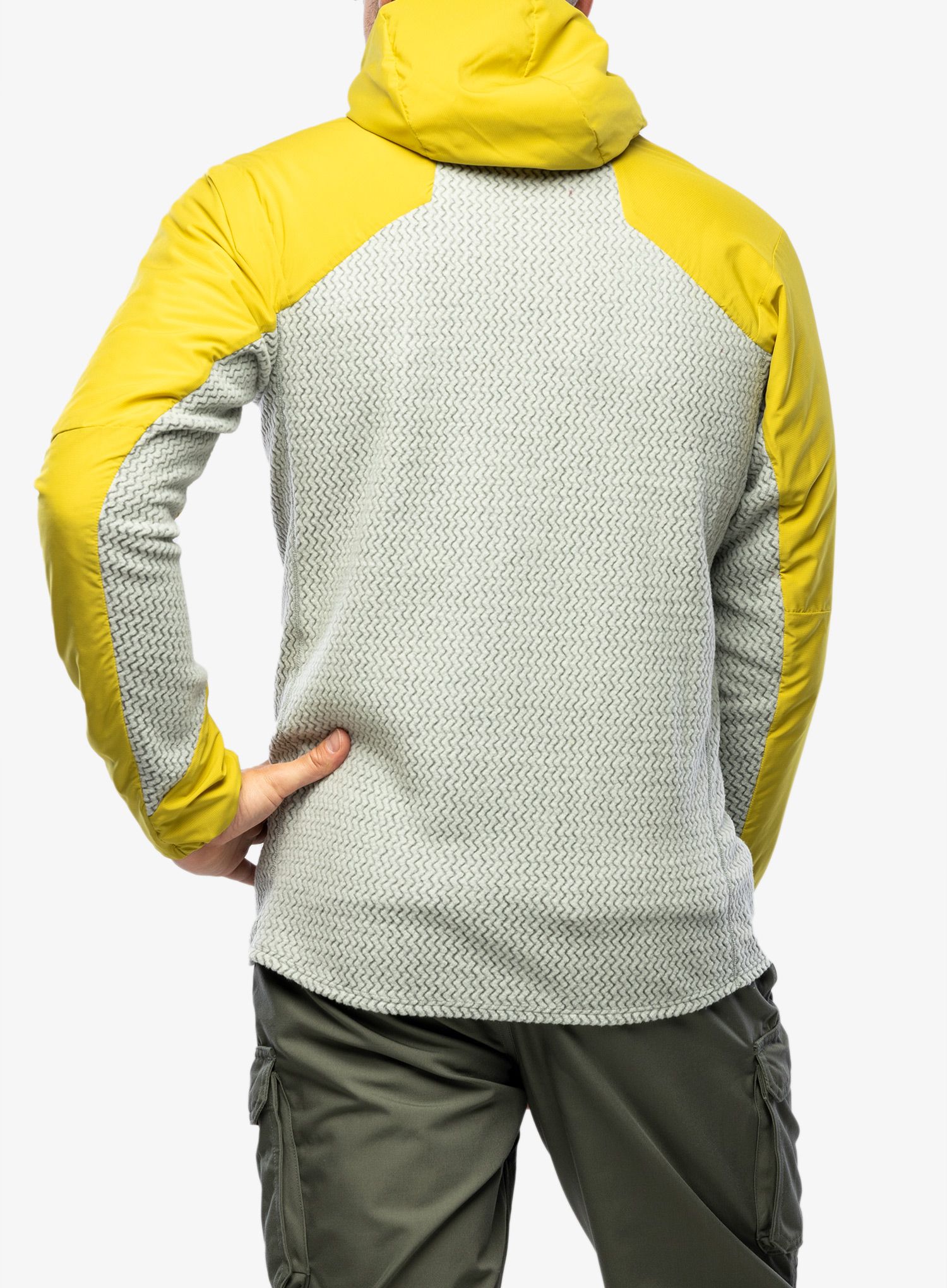 Hybridní bunda Patagonia Nano-Air Light Hybrid Hoody - shrub green