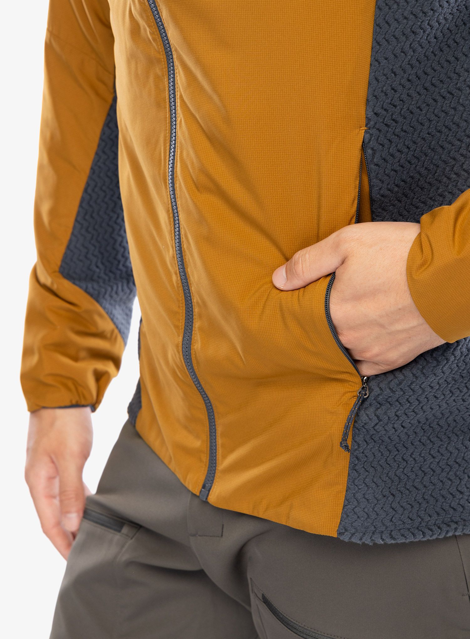 Hybridní bunda Patagonia Nano-Air Light Hybrid Hoody - raptor brown