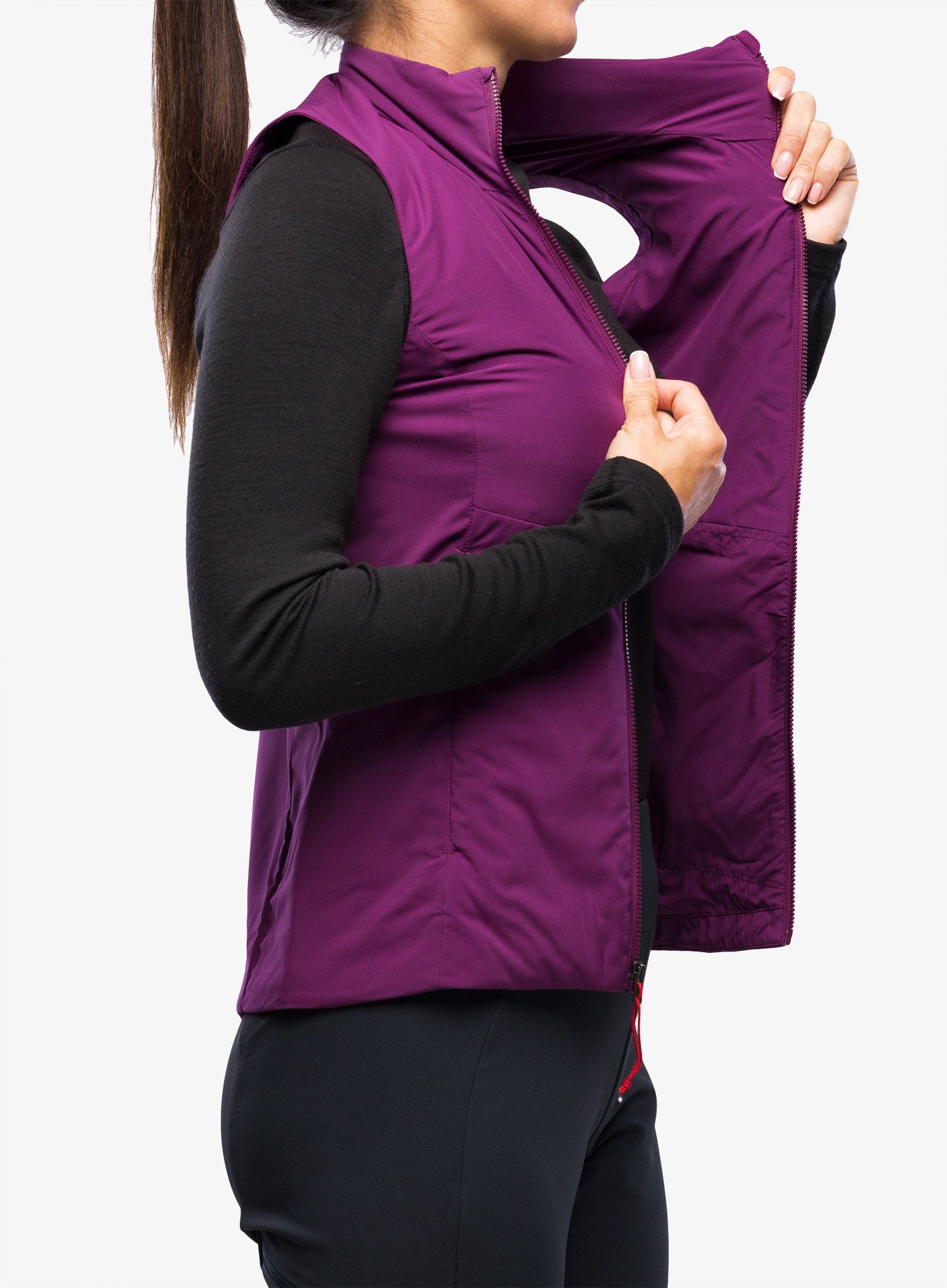 Vesta dámská Patagonia Nano-Air Light Vest - night plum
