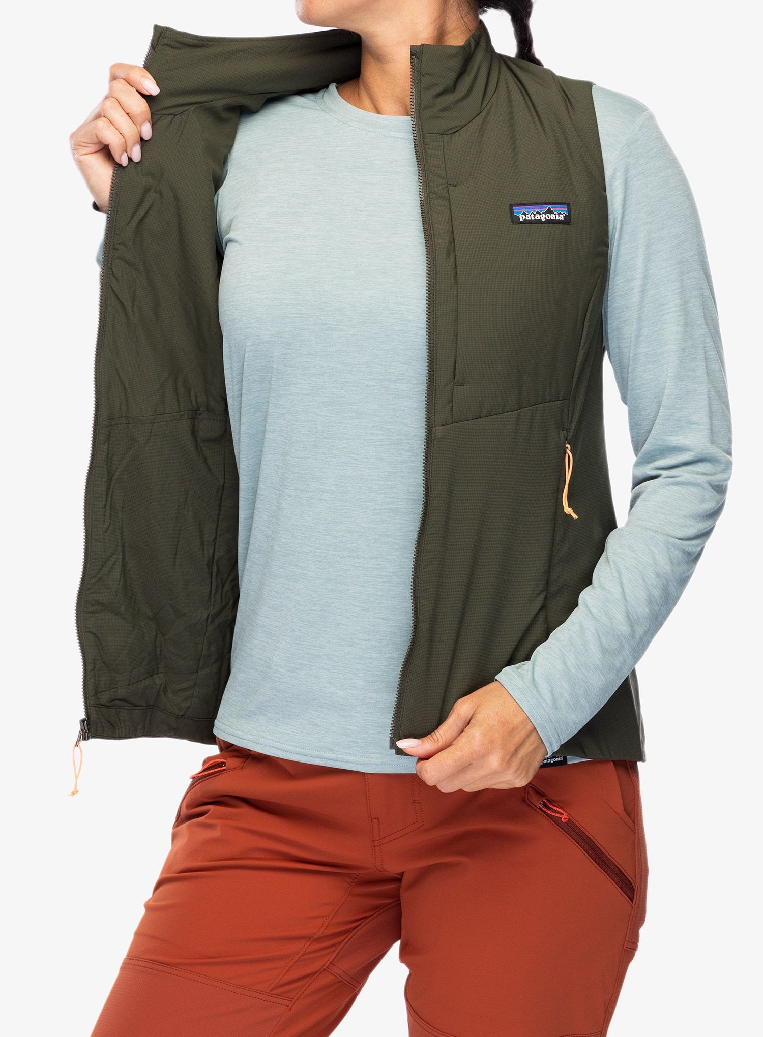 Vesta dámská Patagonia Nano-Air Light Vest - pine needle green