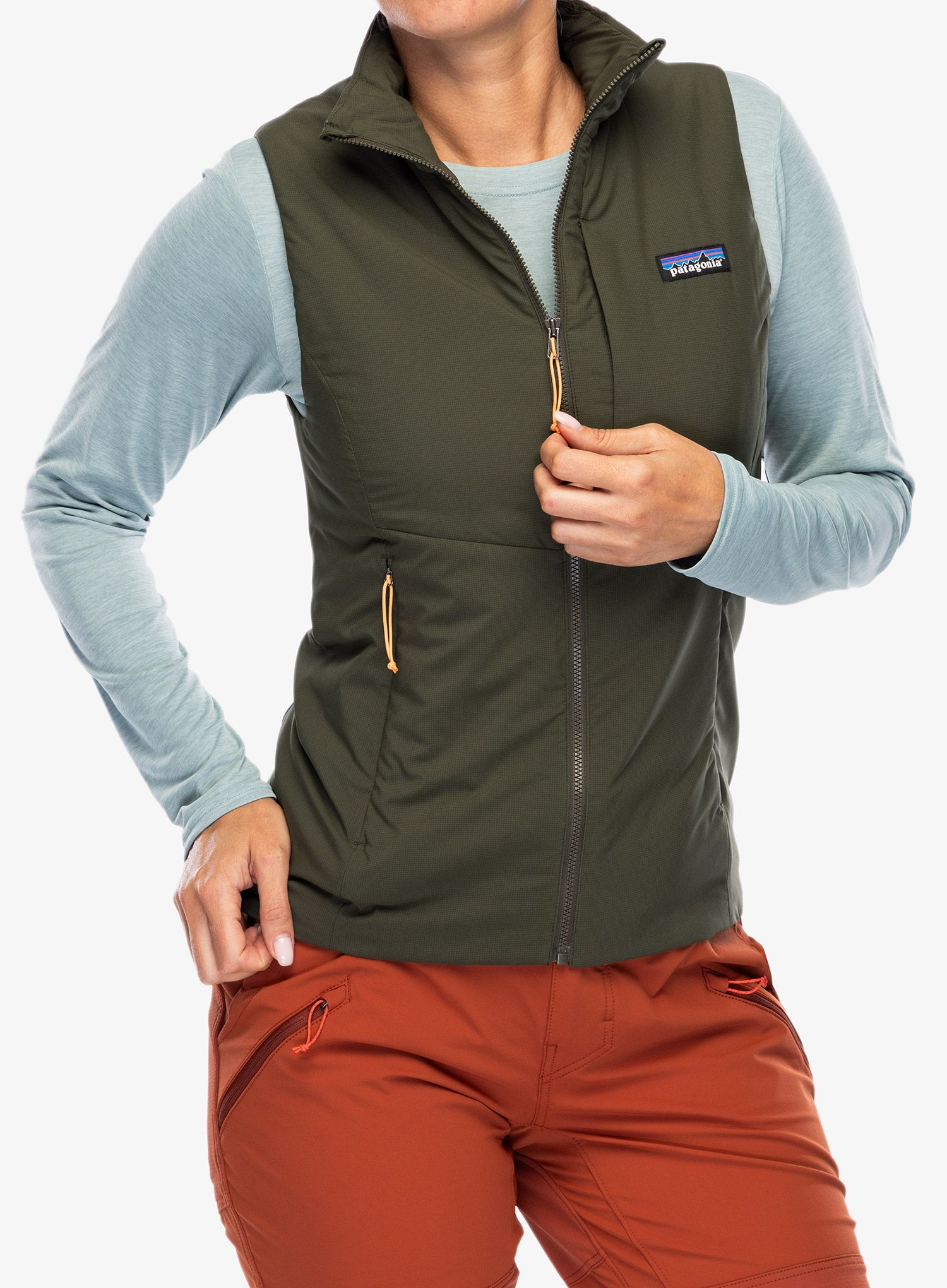 Vesta dámská Patagonia Nano-Air Light Vest - pine needle green