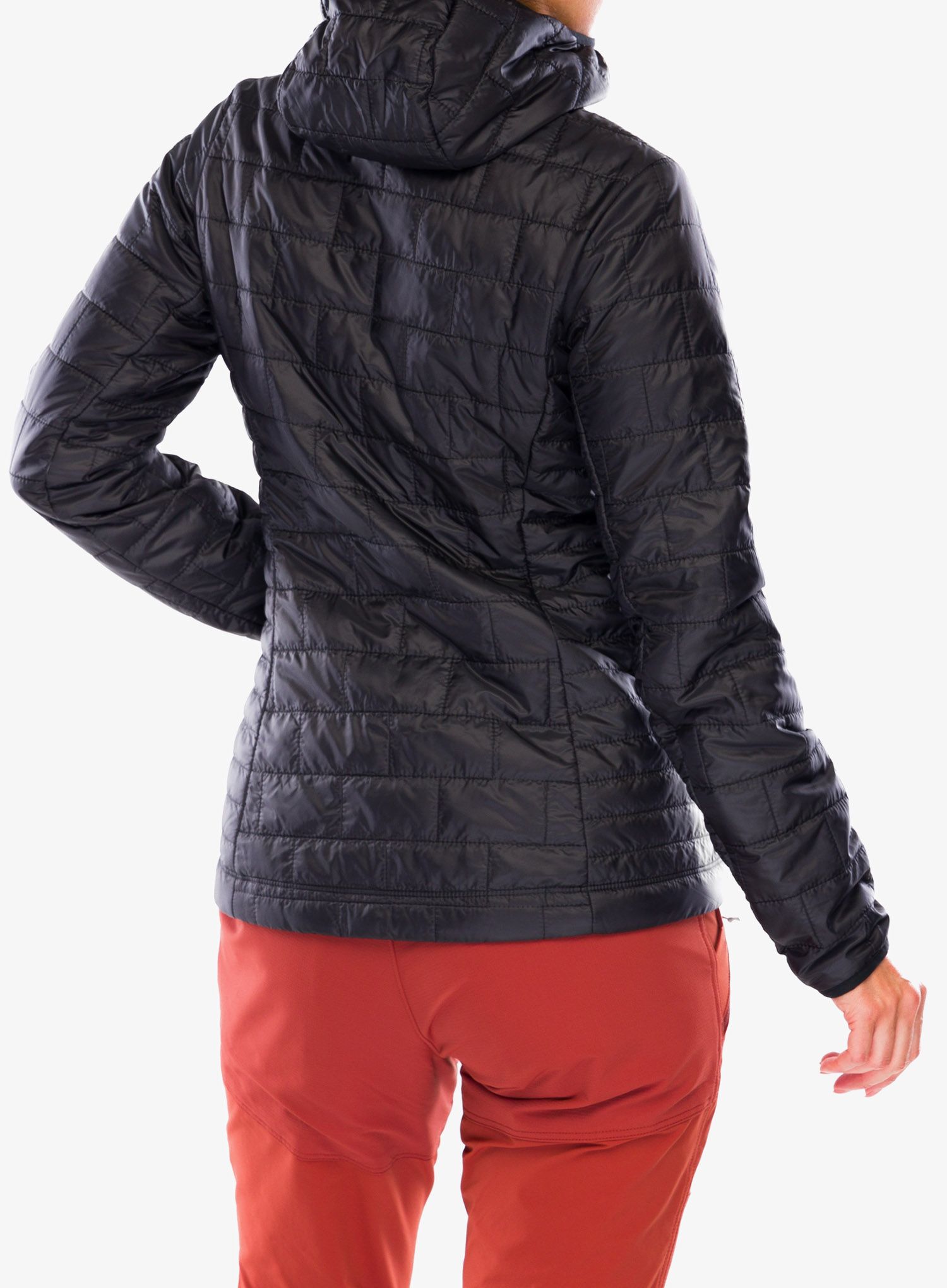 Dámská zateplená bunda Patagonia Nano Puff Hoody - black
