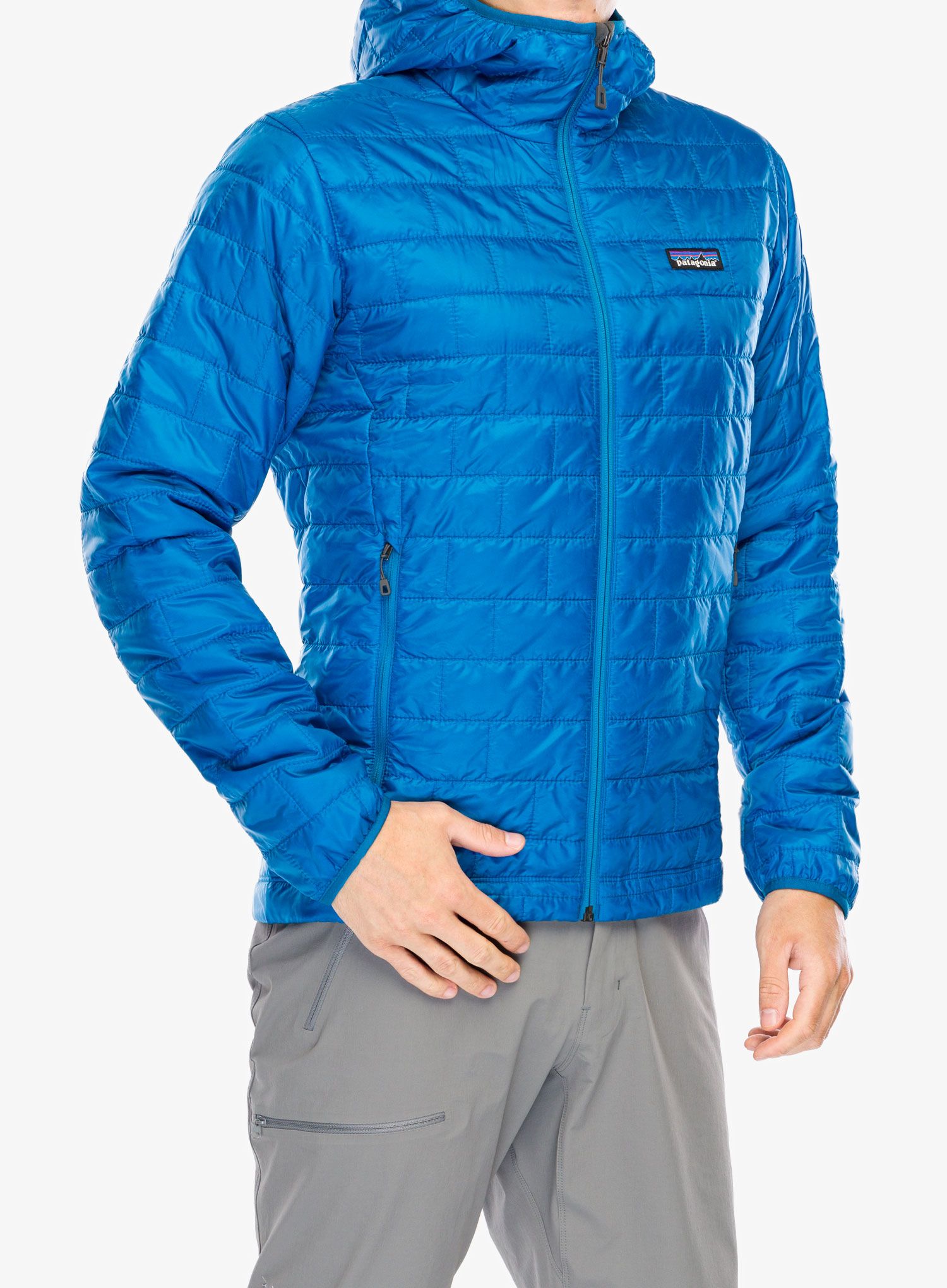 Zateplená bunda Patagonia Nano Puff Hoody - endles blue