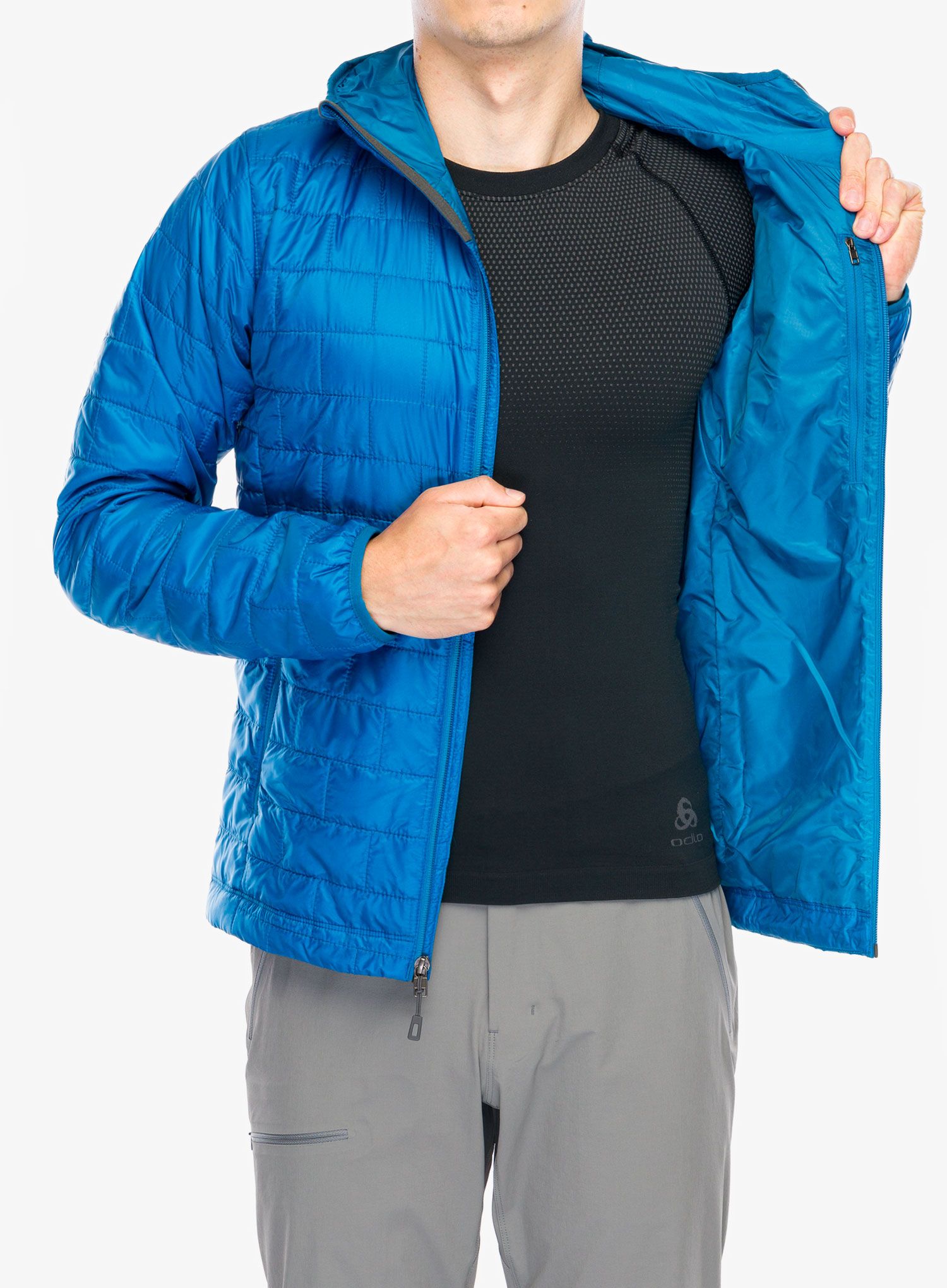 Zateplená bunda Patagonia Nano Puff Hoody - endles blue
