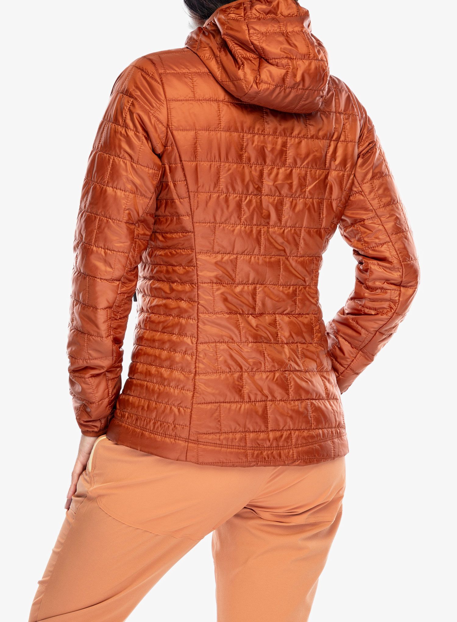 Zateplená bunda dámská Patagonia Nano Puff Hoody - burnished red