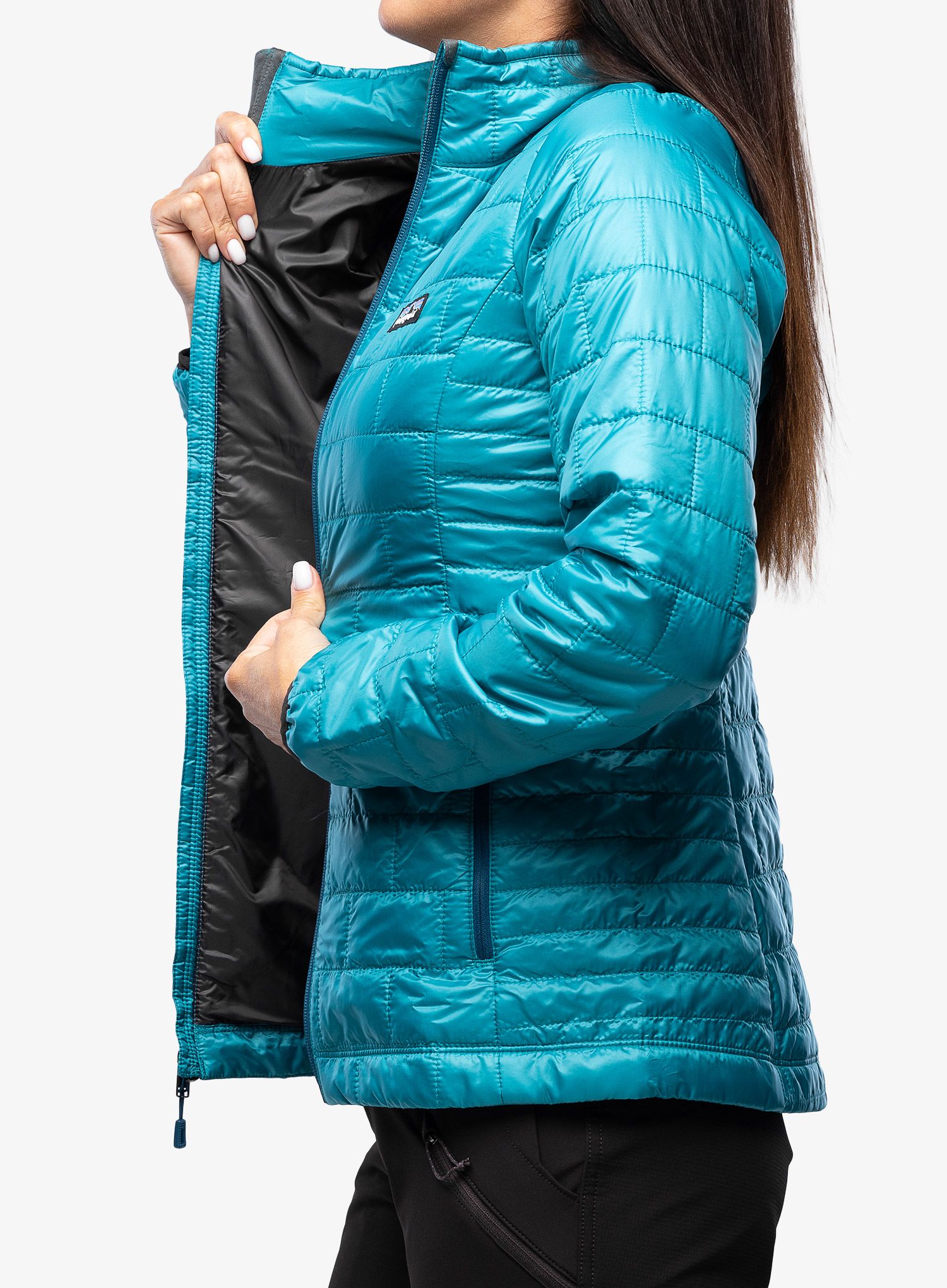 Zateplená bunda dámská Patagonia Nano Puff Jacket - belay blue