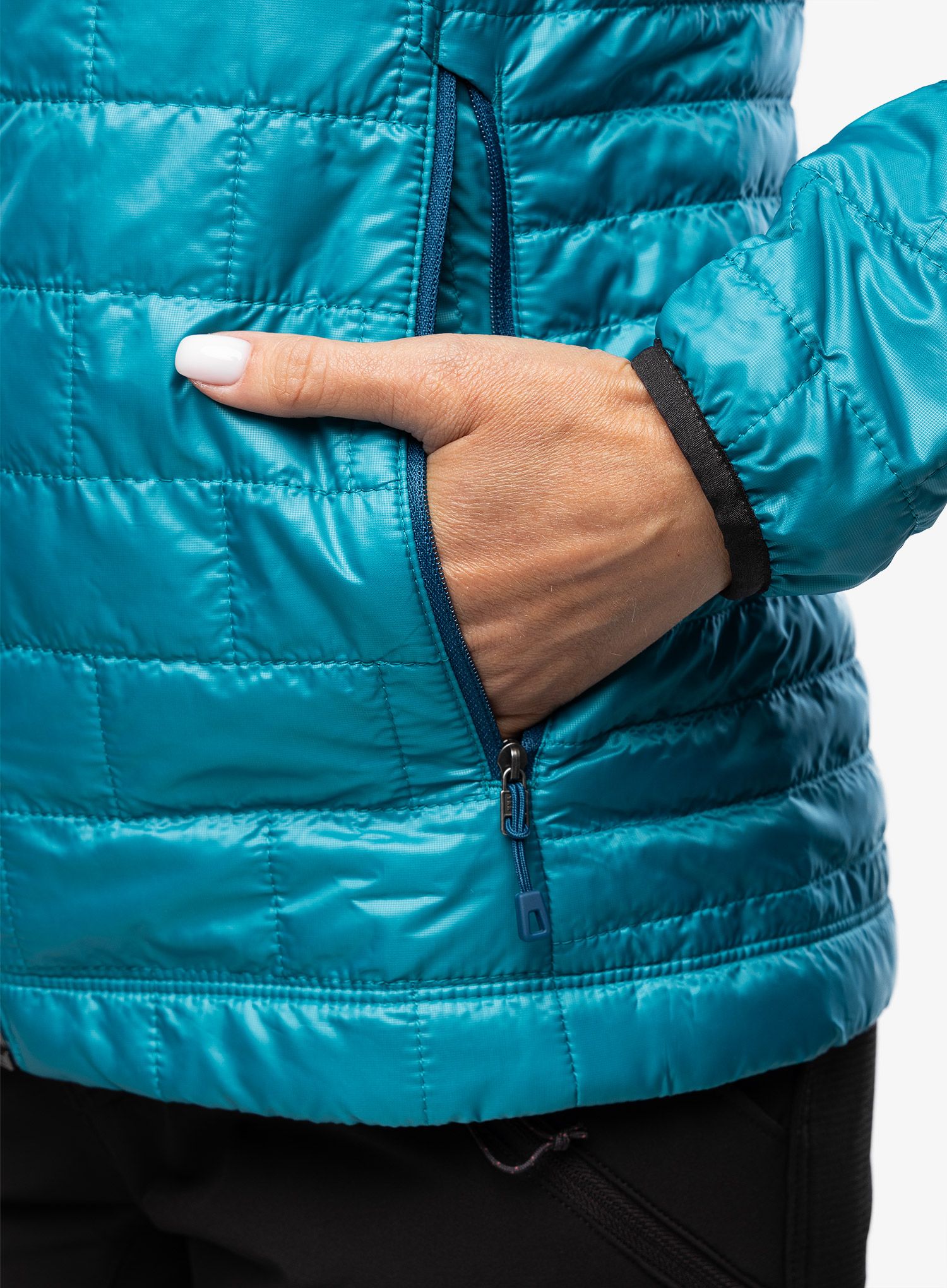 Zateplená bunda dámská Patagonia Nano Puff Jacket - belay blue