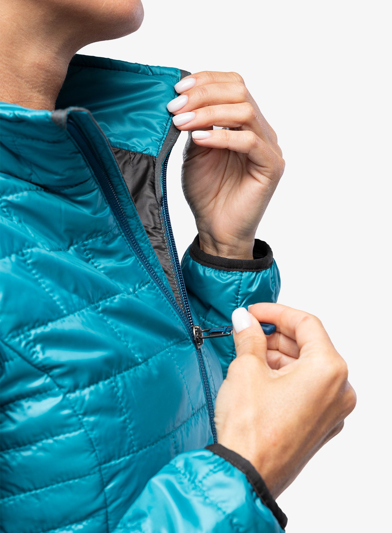 Zateplená bunda dámská Patagonia Nano Puff Jacket - belay blue
