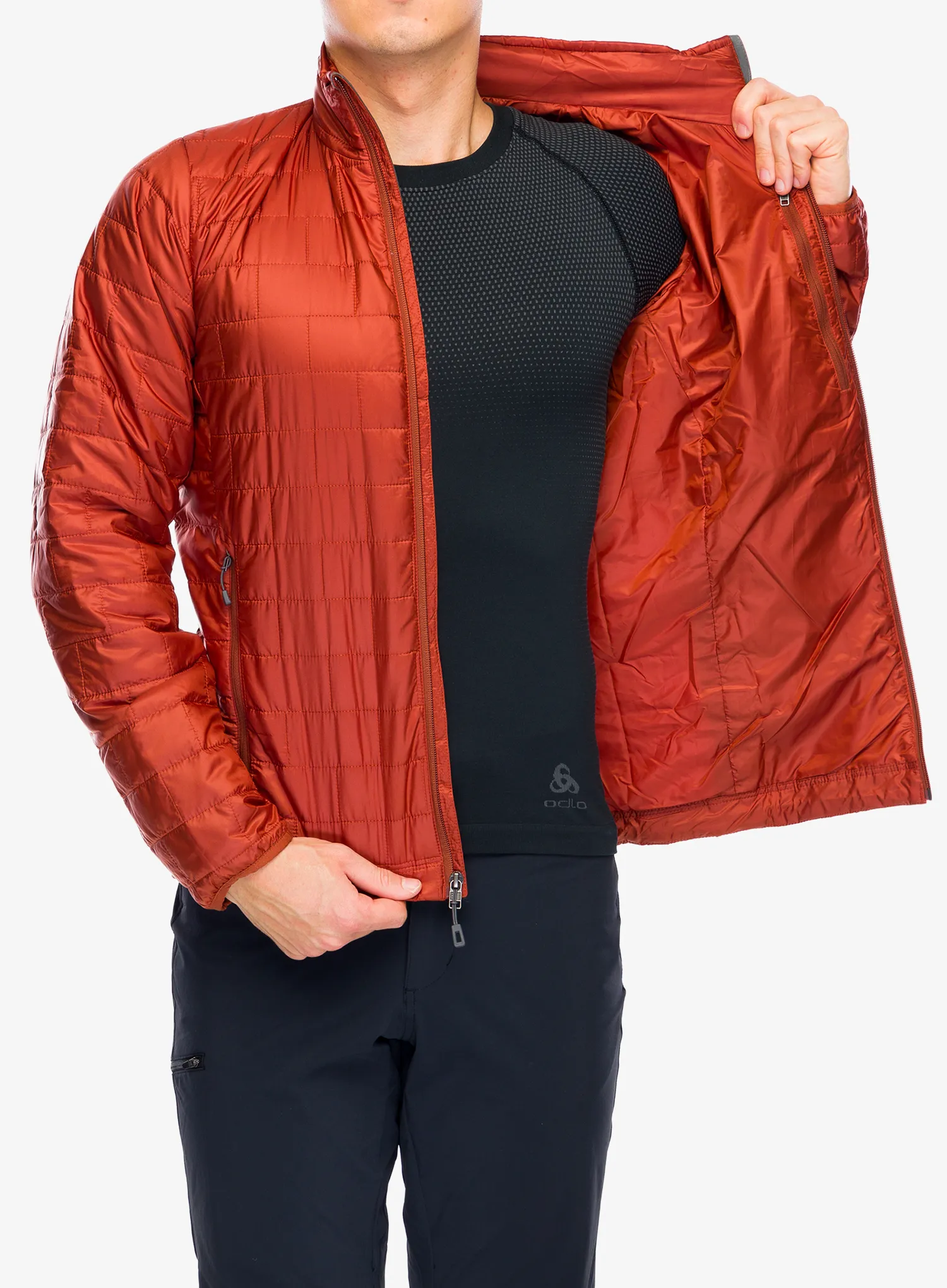 Zateplená bunda Patagonia Nano Puff Jacket - burnished red
