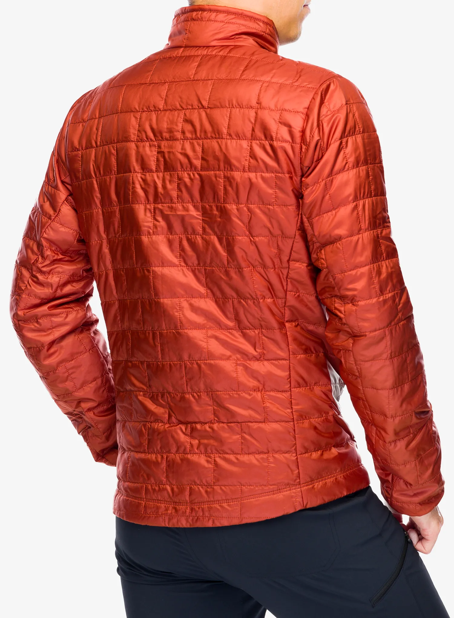 Zateplená bunda Patagonia Nano Puff Jacket - burnished red