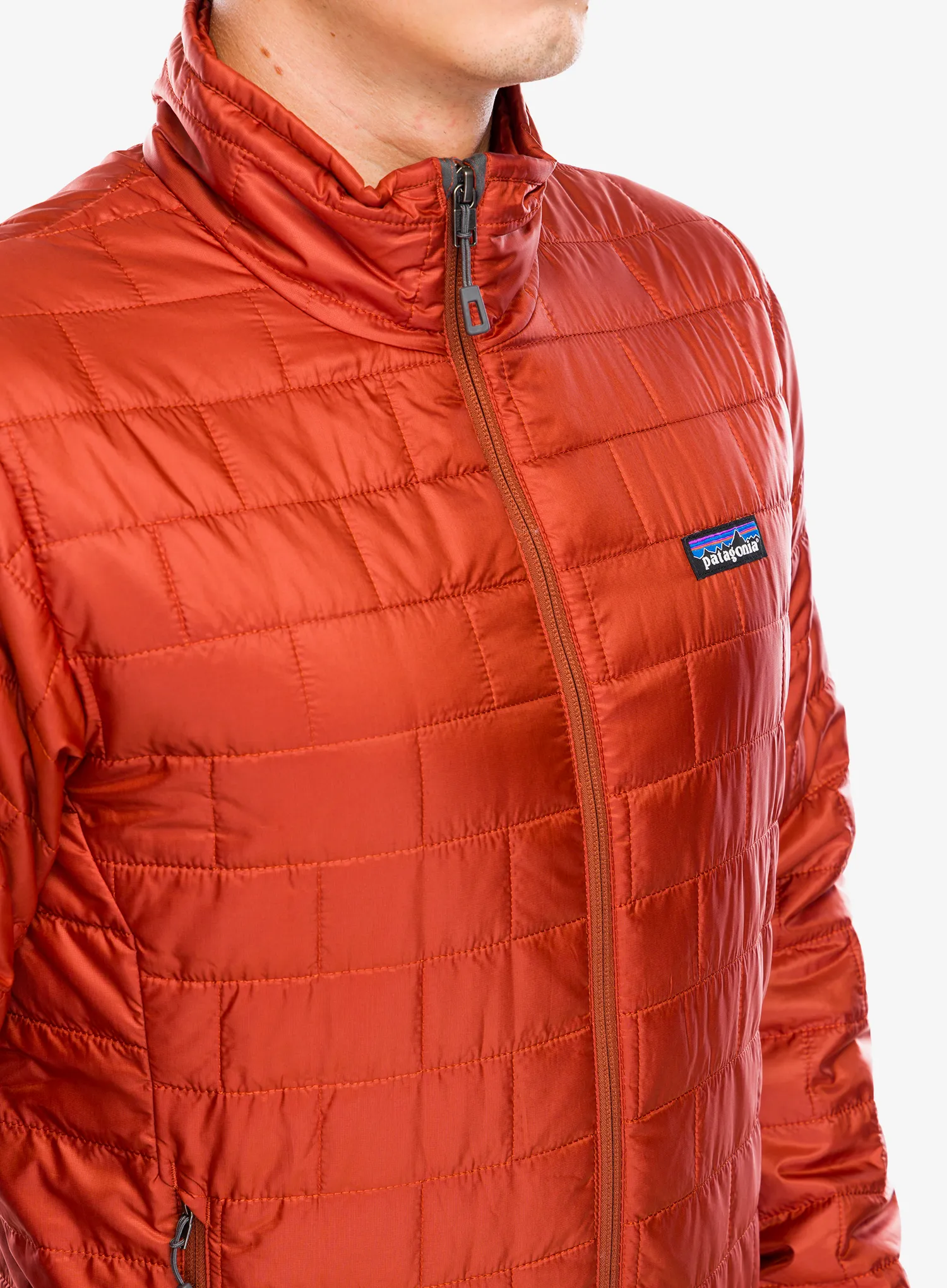 Zateplená bunda Patagonia Nano Puff Jacket - burnished red