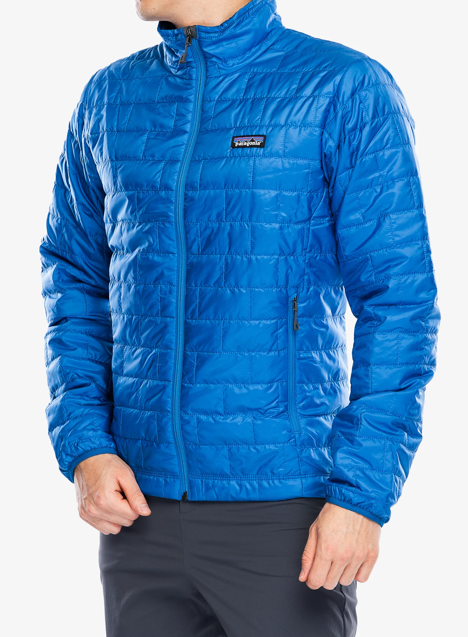 Zateplená bunda Patagonia Nano Puff Jacket - endles blue