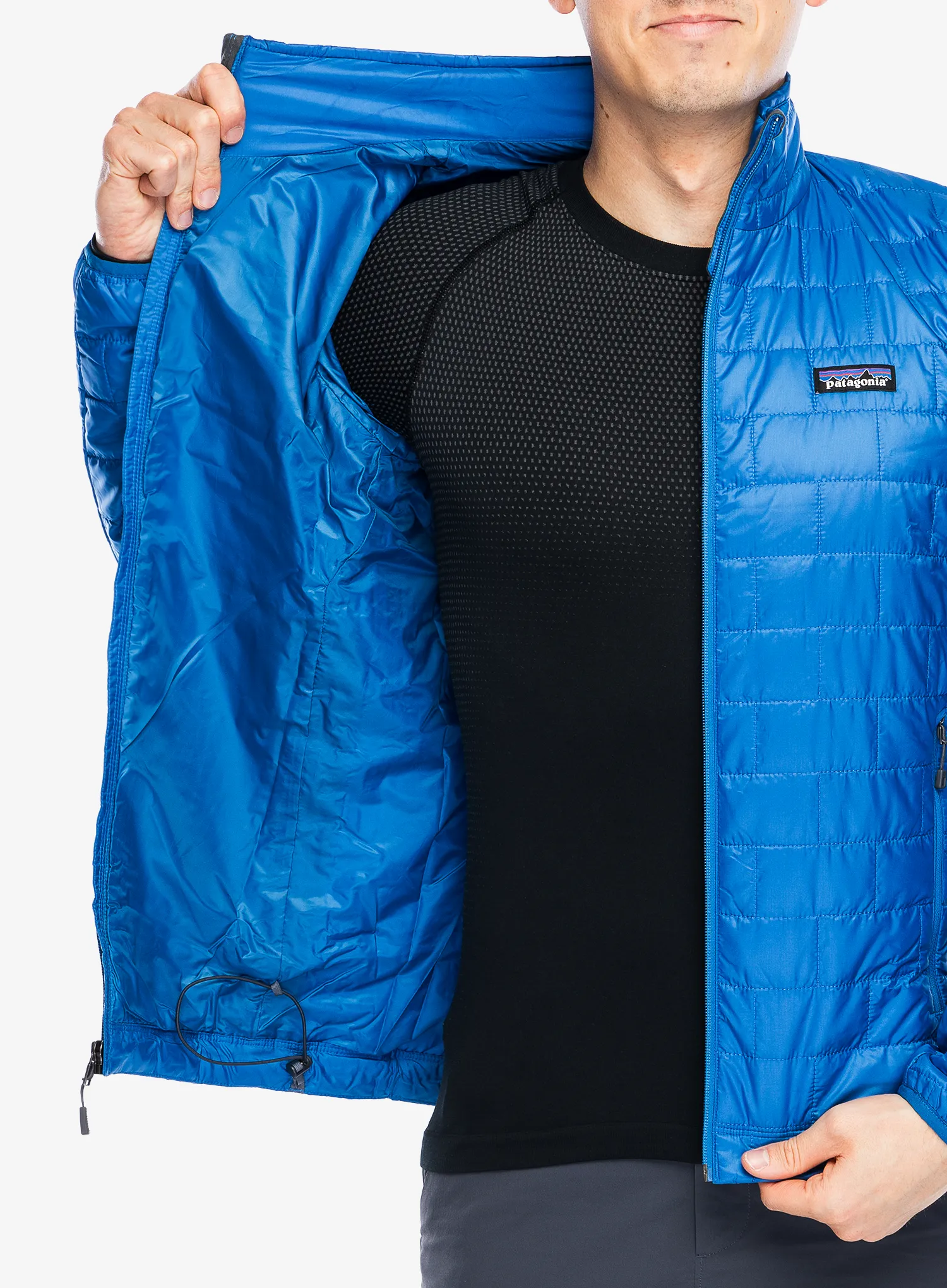 Zateplená bunda Patagonia Nano Puff Jacket - endles blue