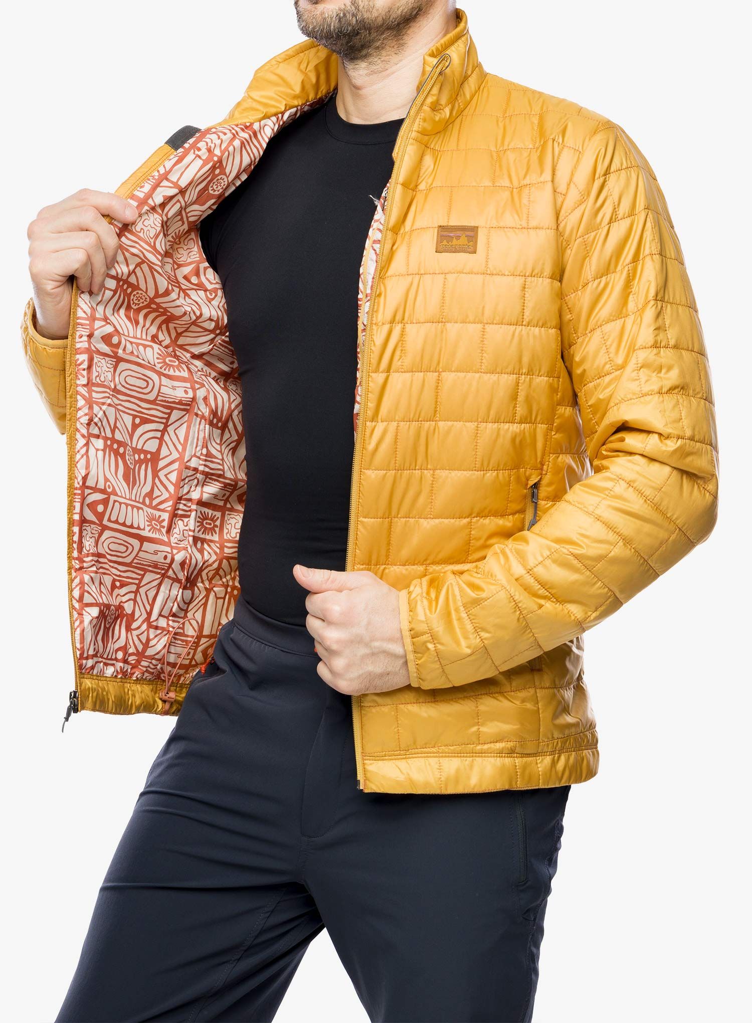 Zateplená bunda Patagonia Nano Puff Jacket - pufferfish gold