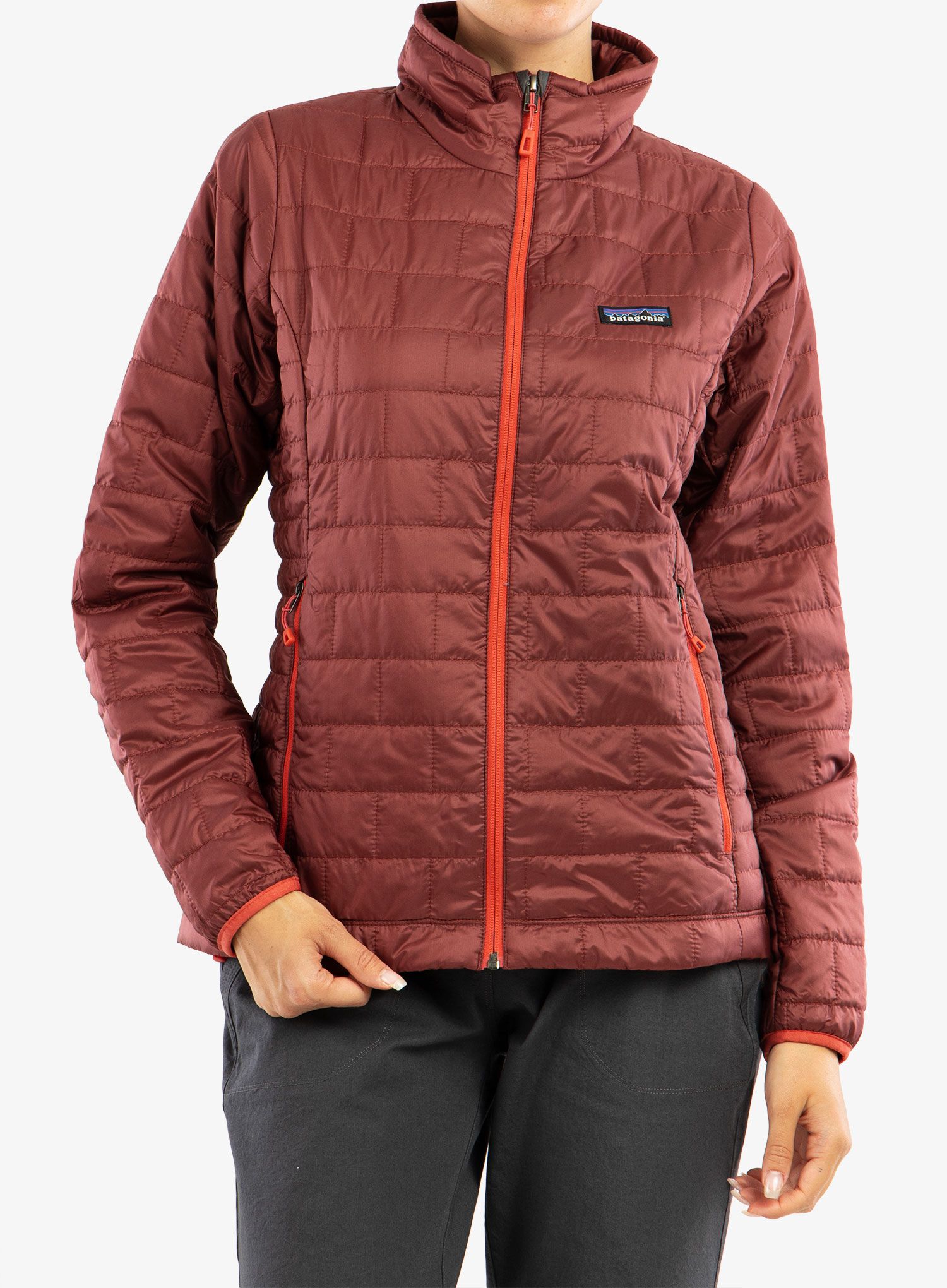 Dámská zateplená bunda Patagonia Nano Puff Jacket - sequoia red
