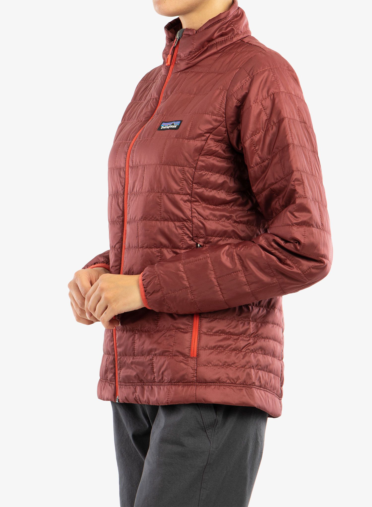 Dámská zateplená bunda Patagonia Nano Puff Jacket - sequoia red