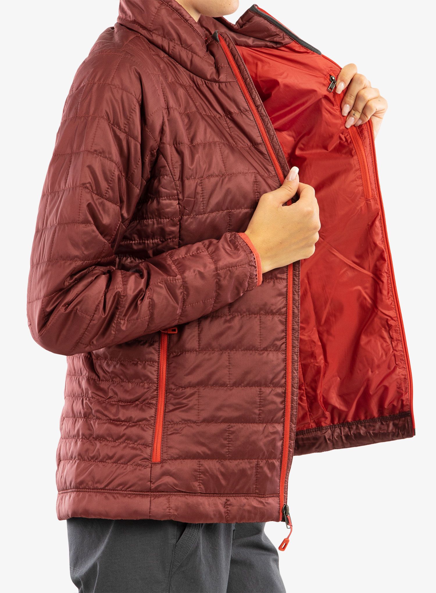 Dámská zateplená bunda Patagonia Nano Puff Jacket - sequoia red